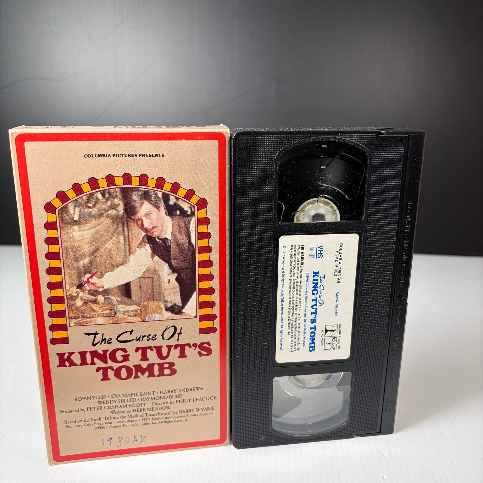 Curse Of King Tut's Tomb VHS 1980 Adventure Drama Columbia Tristar