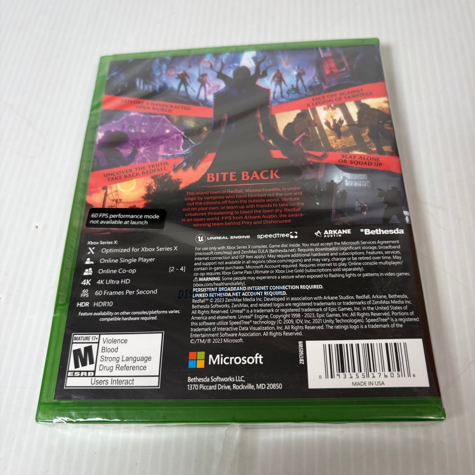 Redfall Xbox Series X Video Game Shooter Action Co-op