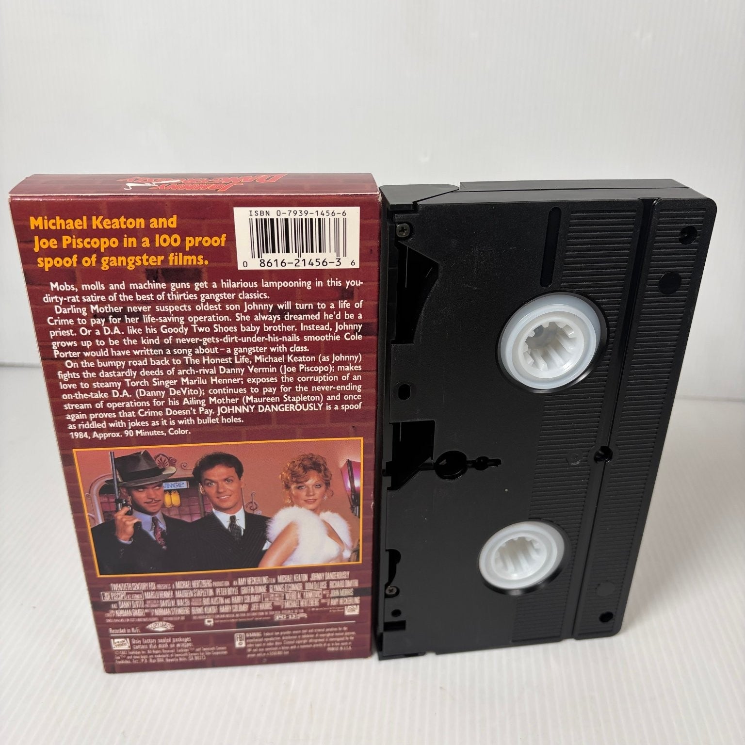 Johnny Dangerously VHS 1984 Comedy Crime Michael Keaton 20th Century Fox