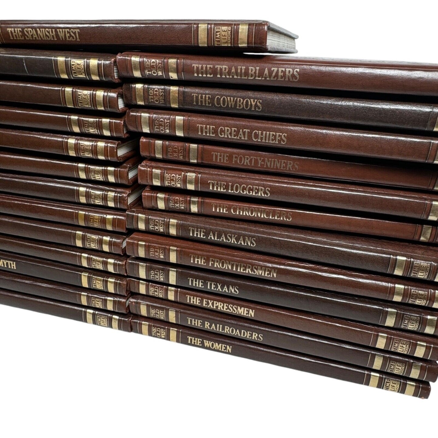 Time Life THE OLD WEST 25 Volume Set Hardcover Leatherette (Missing 1 Volume)