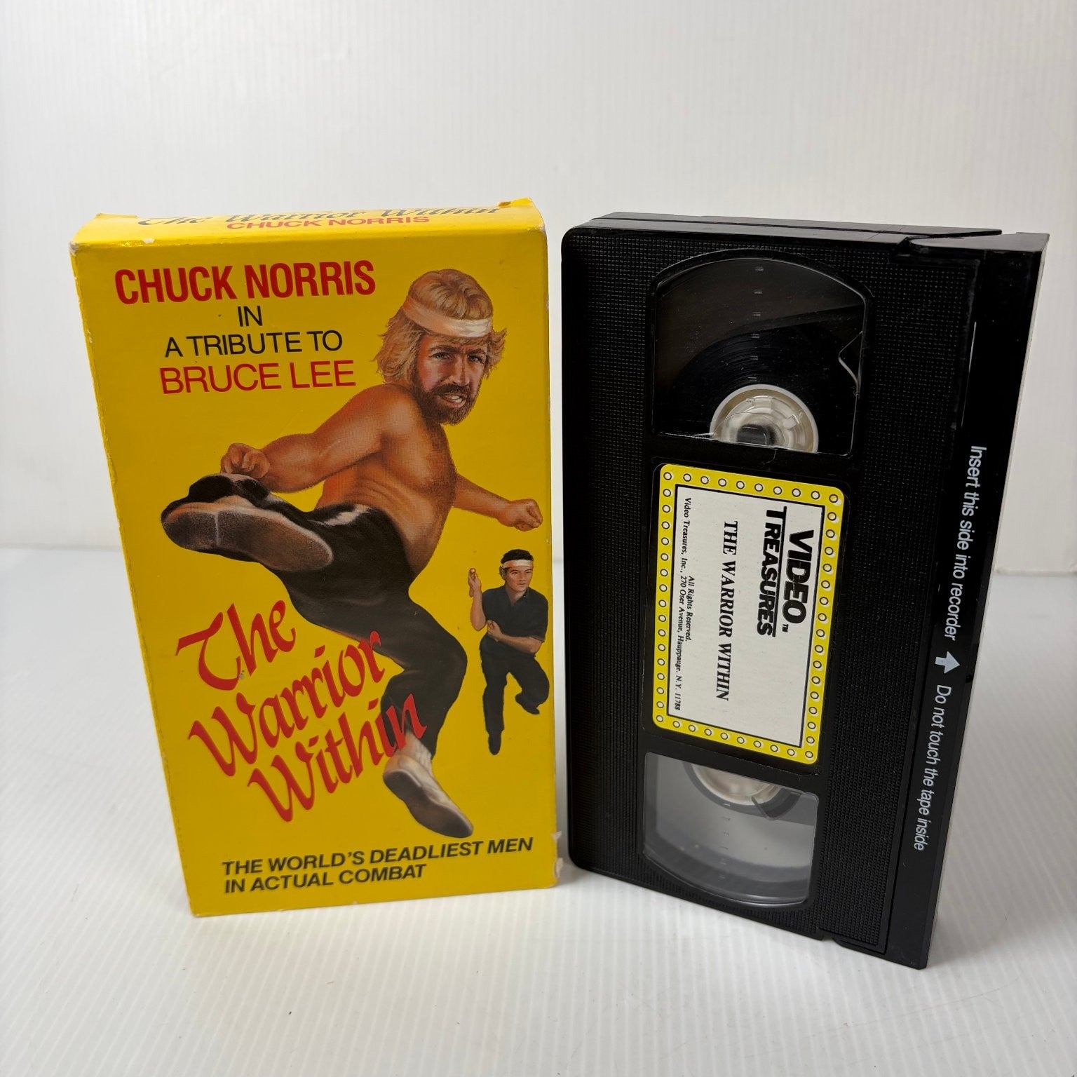 The Warrior Within VHS 1988 Martial Arts Documentary Chuck Norris Bruce Lee