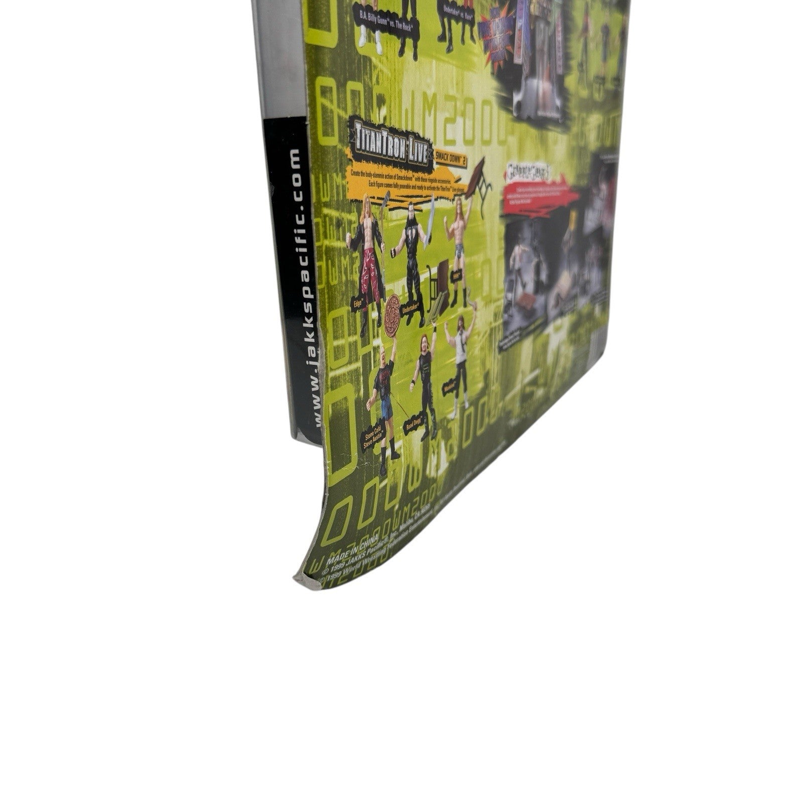 WWF JAKKS WrestleMania 2000 TitanTron Live The Rock & Billy Gunn Double Slam S2