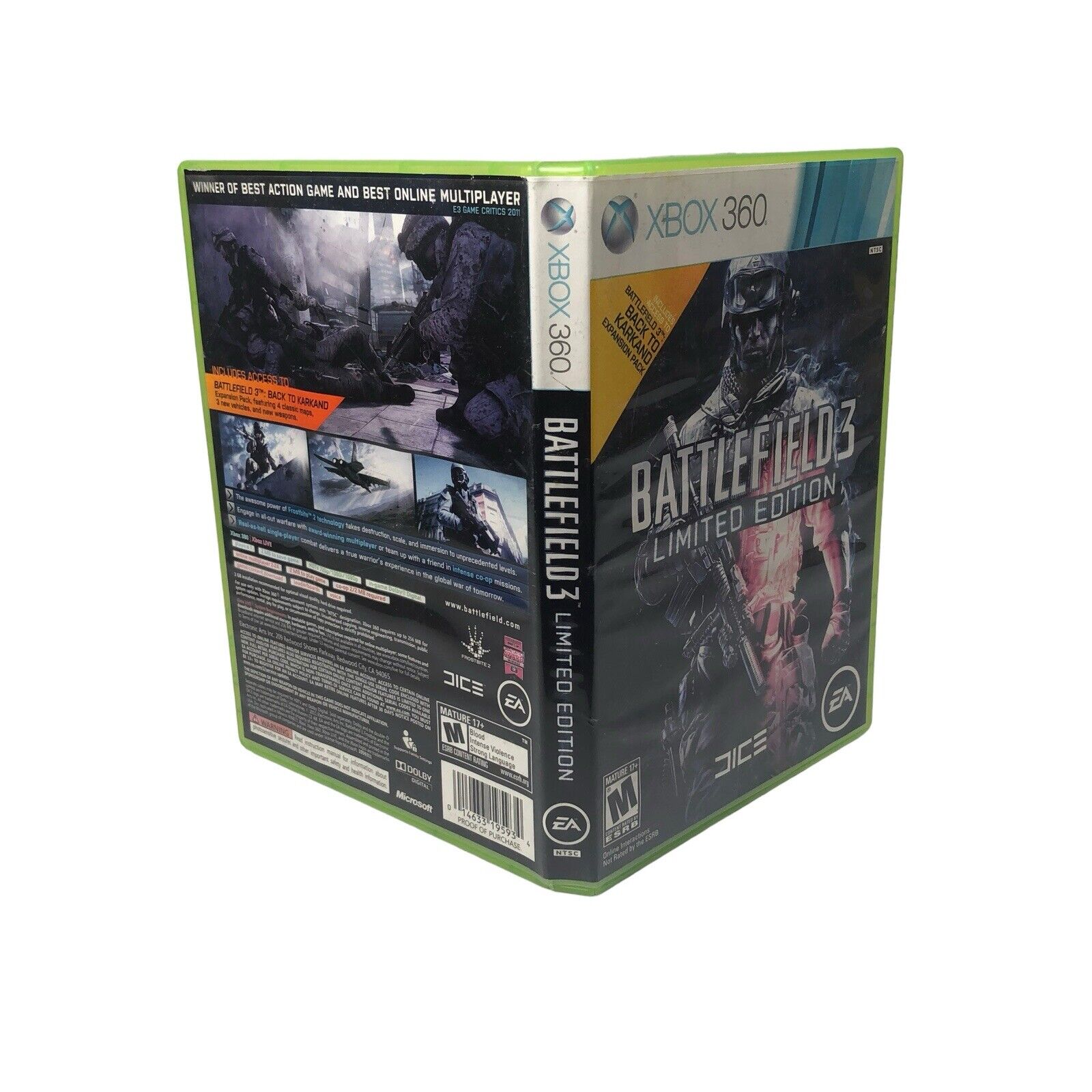 Battlefield 3 Limited Edition (Microsoft Xbox 360, 2011)