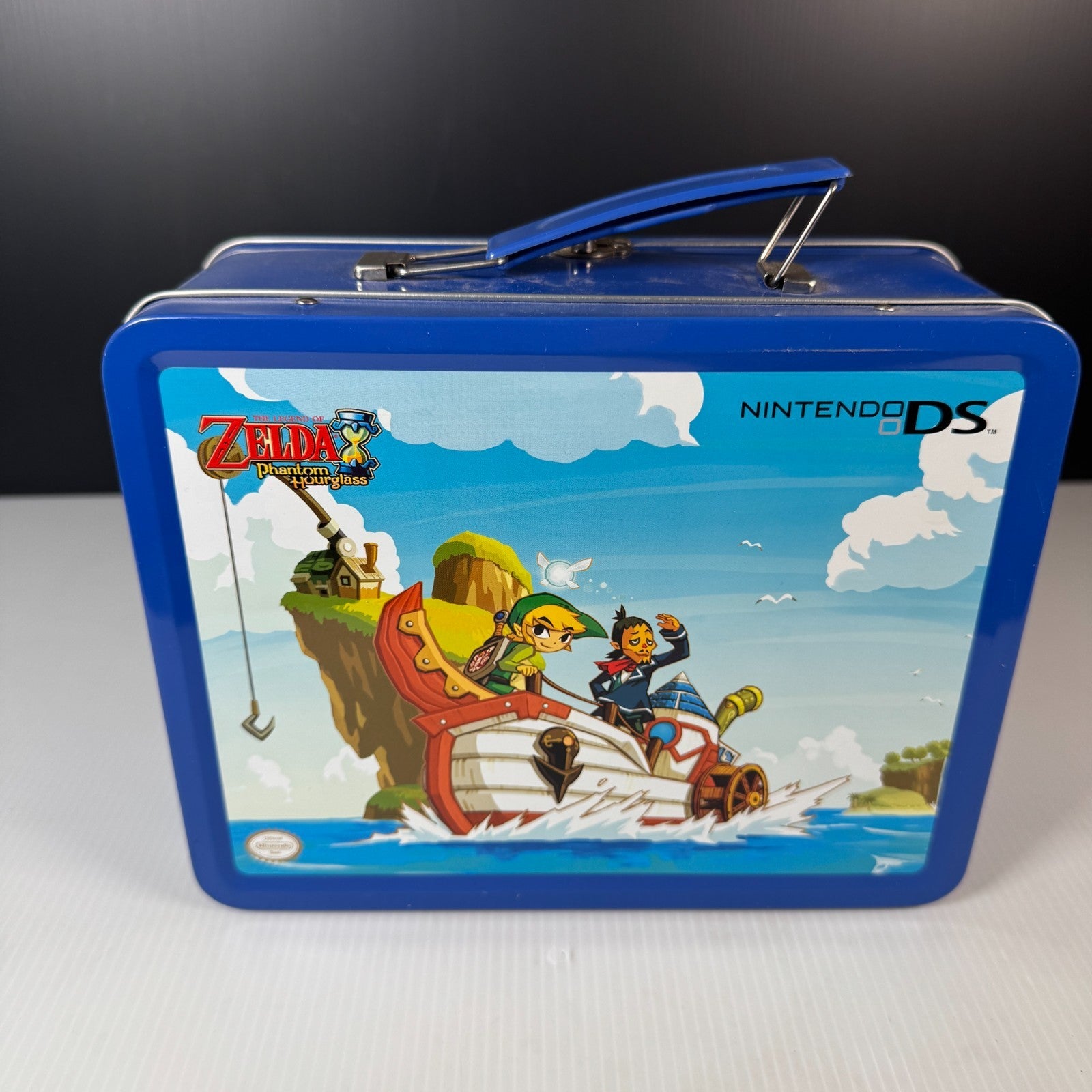 Nintendo DS ZELDA Phantom Hourglass Metal Lunch Box Carrying Case