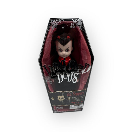 Lou Sapphire Living Dead Dolls Series 2 Doll 2002 Mezco Devil New in Open Box