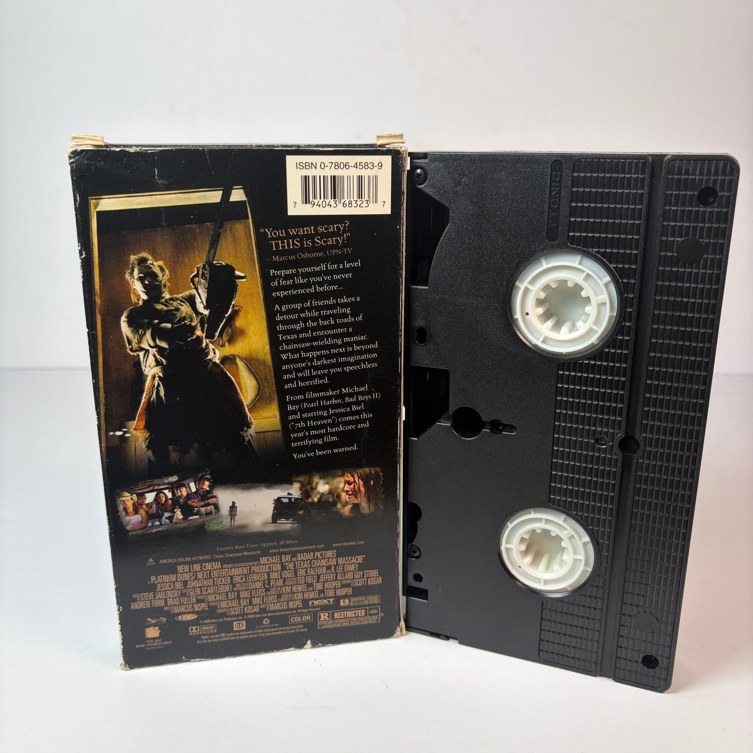 The Texas Chainsaw Massacre VHS 2003 Horror New Line Home Entertainment