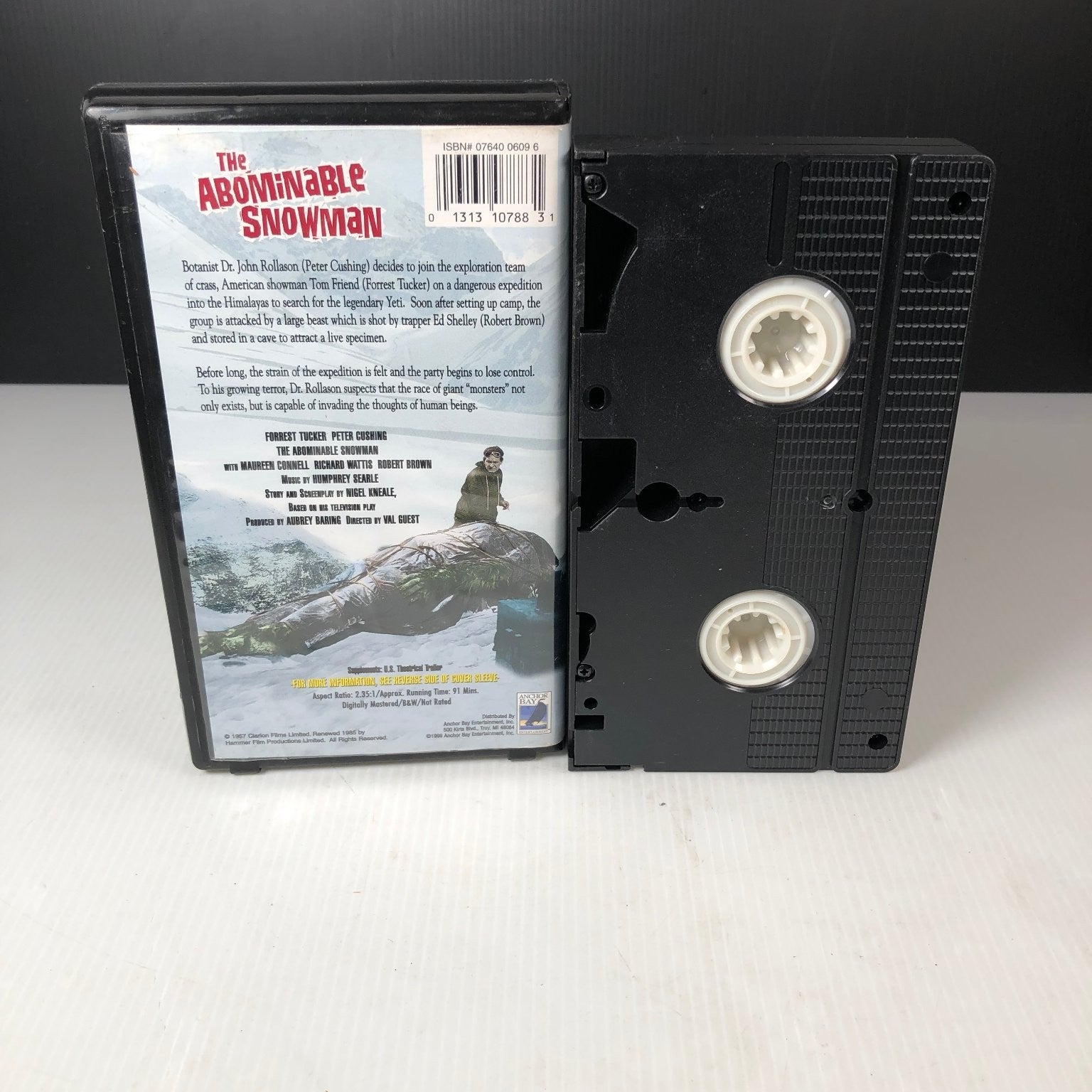 The Abominable Snowman VHS 1987 Horror Hammer Collection Anchor Bay Clamshell