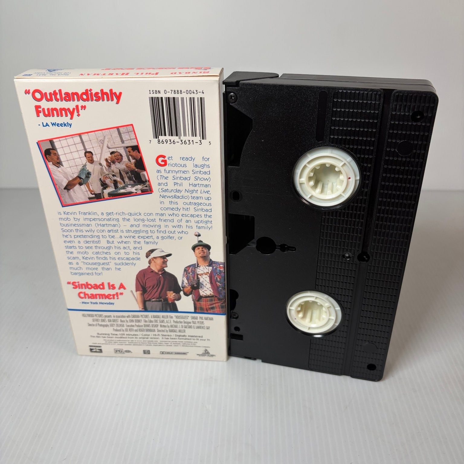 Houseguest VHS 1995 Comedy Sinbad Phil Hartman Hollywood Pictures