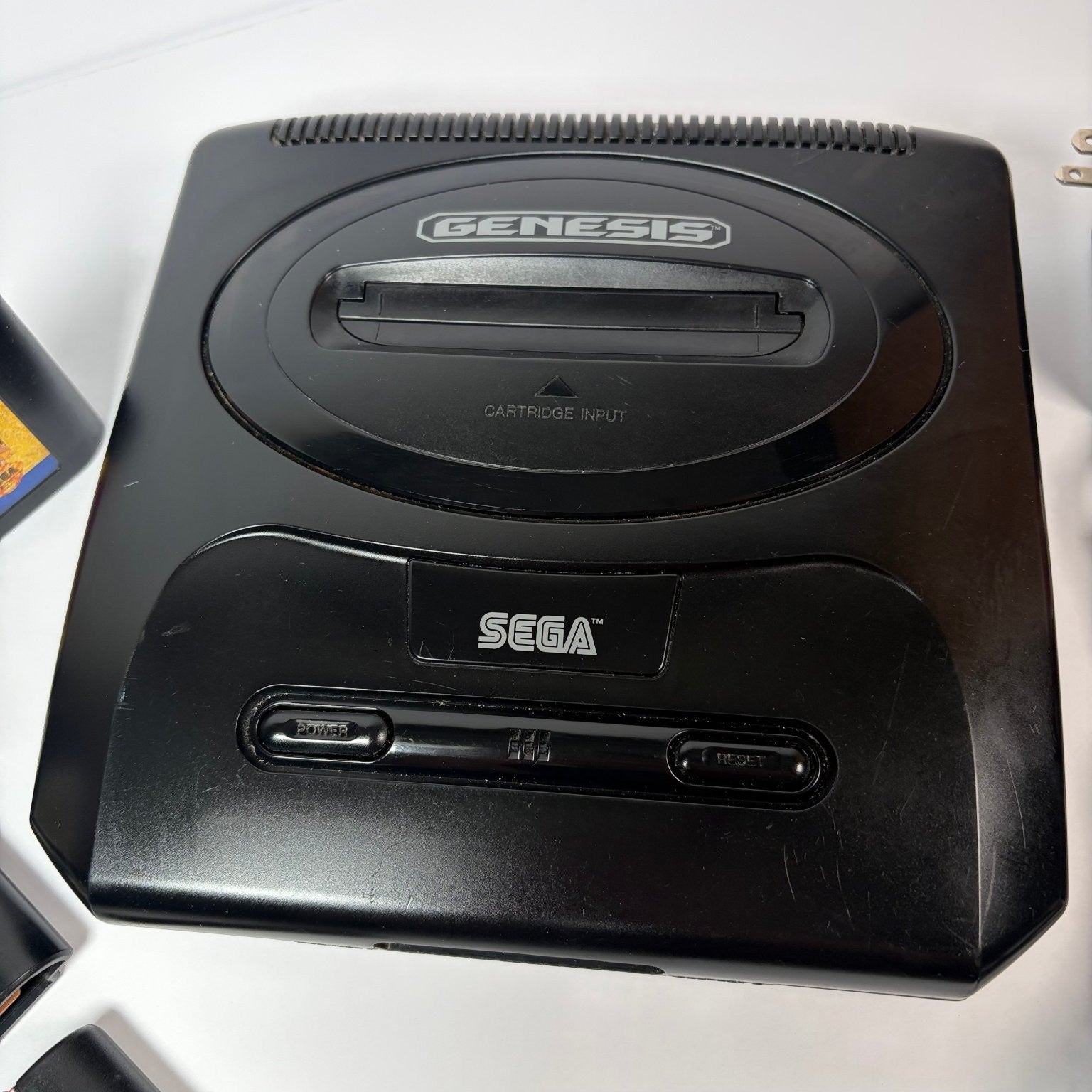 Sega Genesis Model 2 Console w/ 4 Games Power & AV Cables Tested (No Controller)