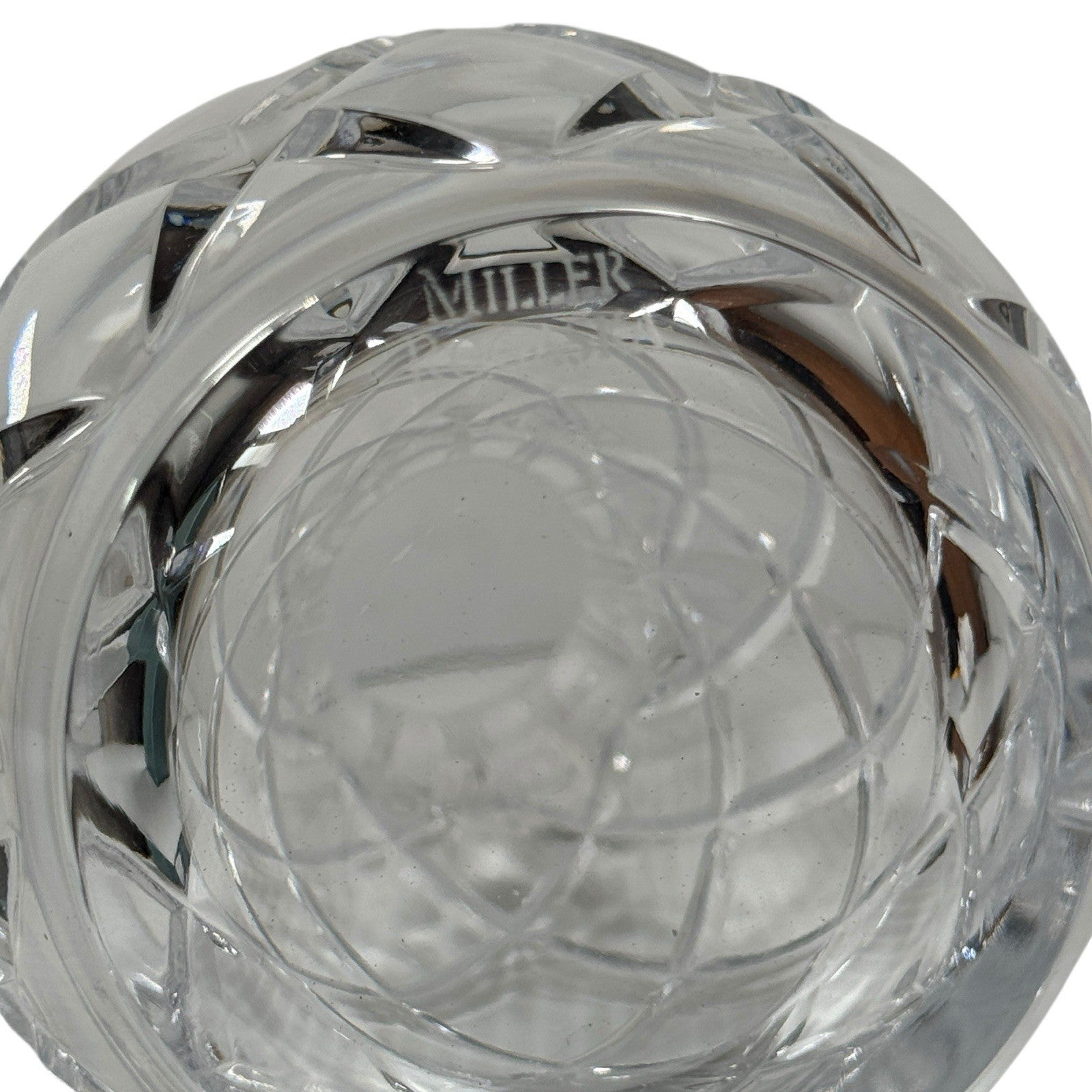 Miller Rogaska “Crawford” 7” Crystal Vase In Box