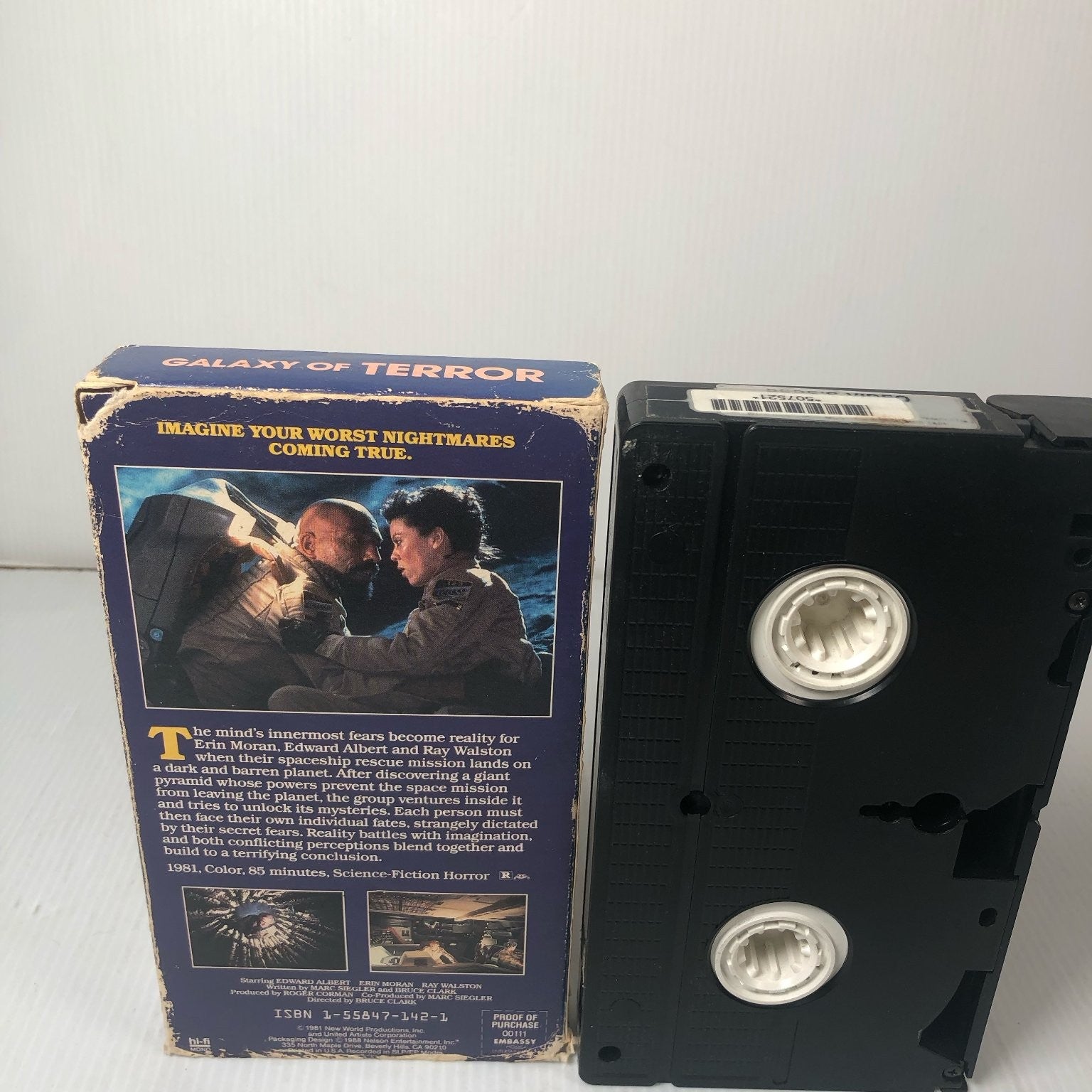 Galaxy of Terror VHS 1981 Sci-Fi Horror Original Release Embassy Home Ent.