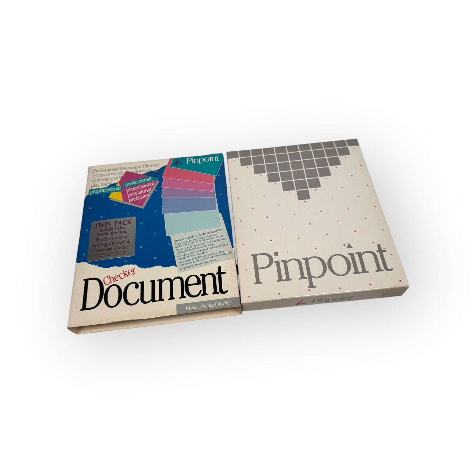 Apple II Pinpoint Document Checker For Apple Works Complete In Box