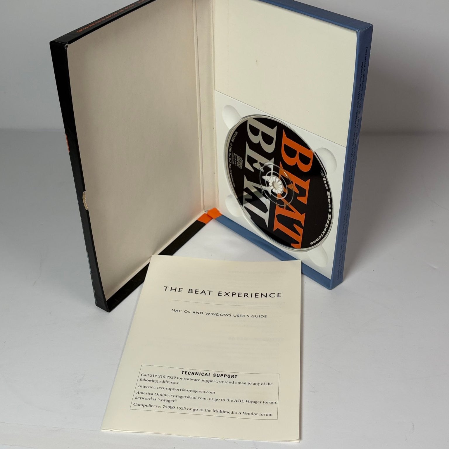 The Beat Experience CD-ROM for Mac & Windows 1999 Multimedia Anthology Voyager