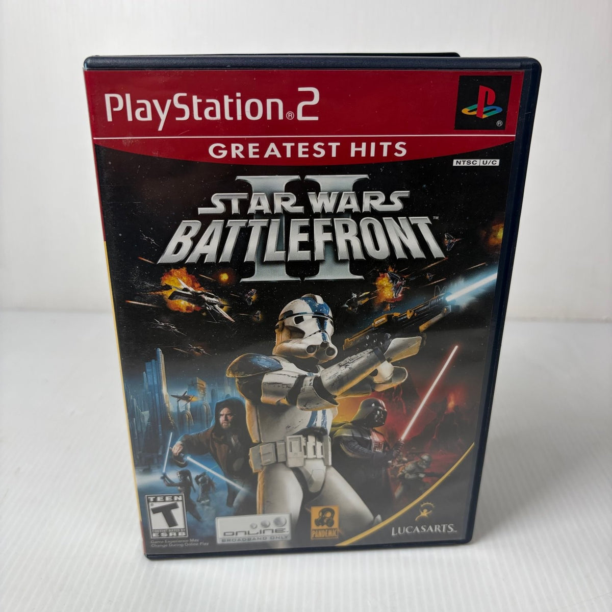 Star Wars Battlefront II Greatest Hits PlayStation 2 Video Game Complete CIB