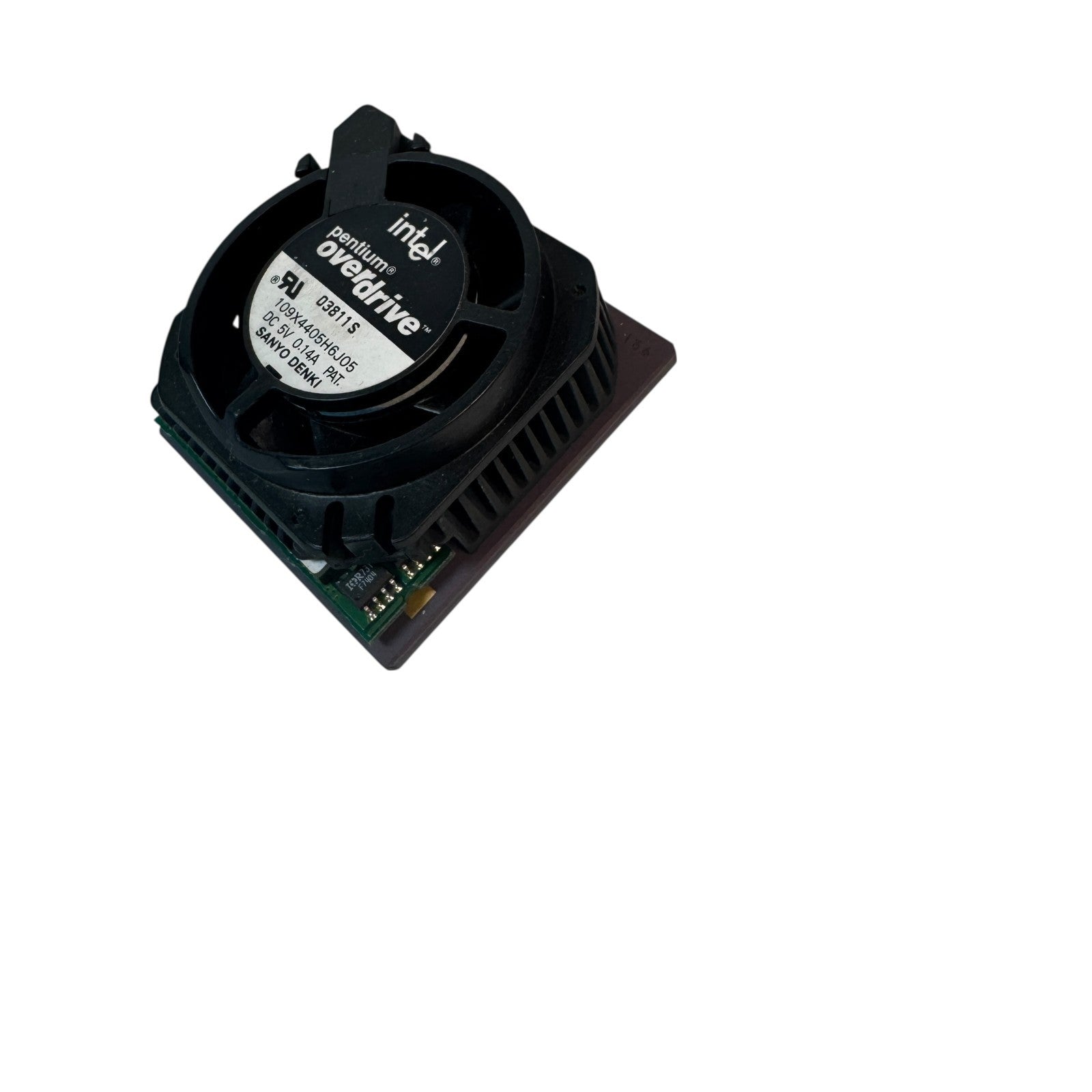 Intel Pentium Overdrive 83 Processor 03811S Retro Gold CPU Chip 109X4405H6J05