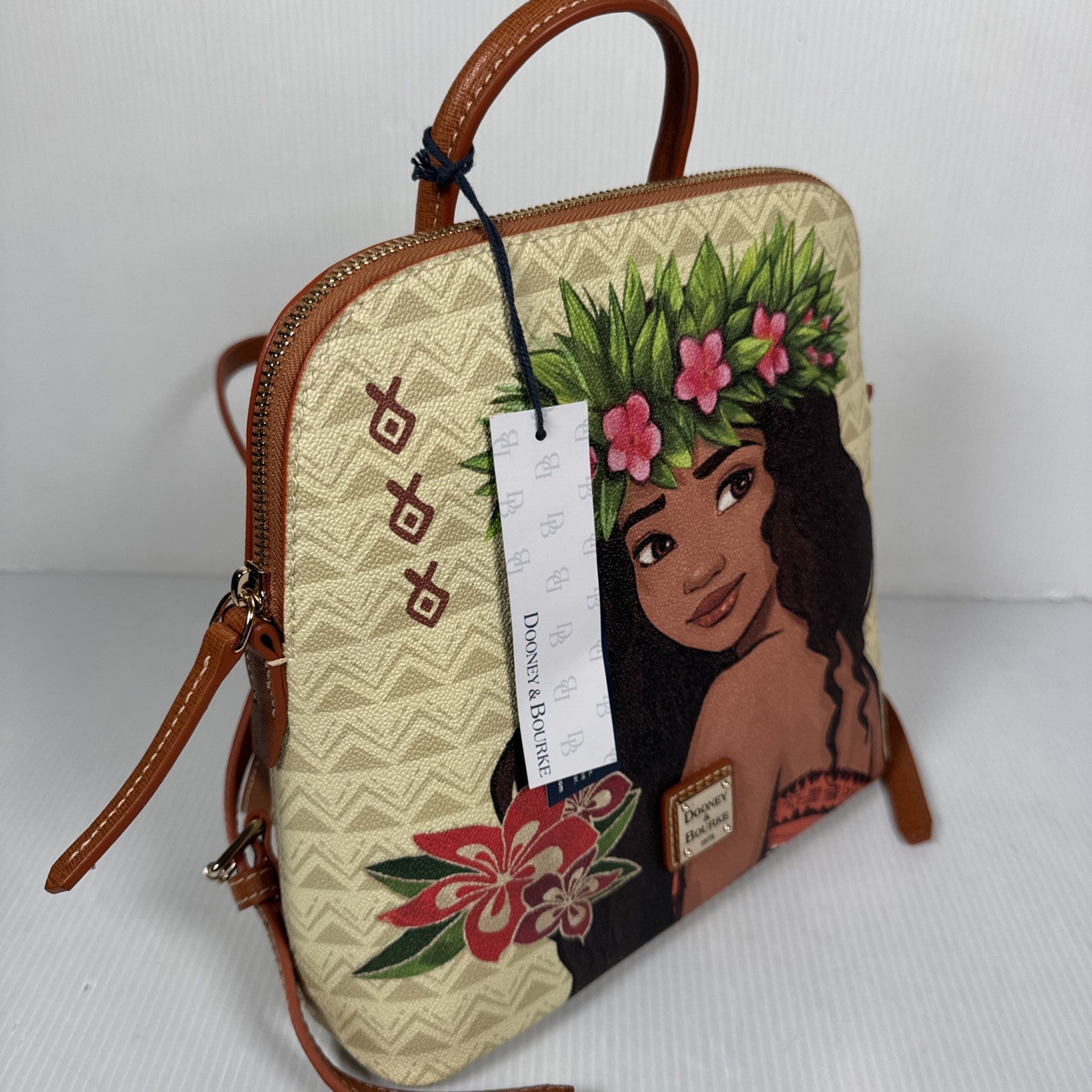 Dooney and Bourke Moana Disney Leather Mini-Backpack Purse New with Tags