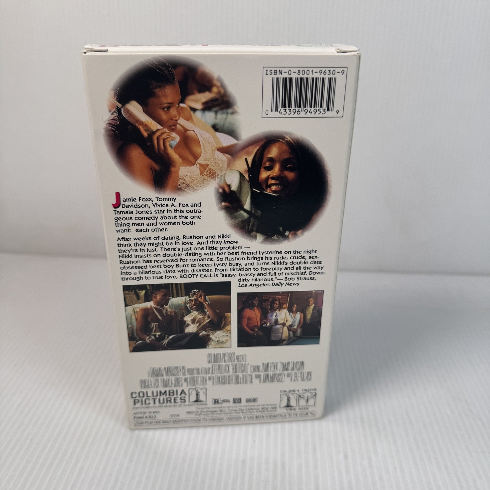 Vintage Booty Call VHS 1997 Comedy Jamie Foxx Tommy Davidson Vivica A Fox Movie