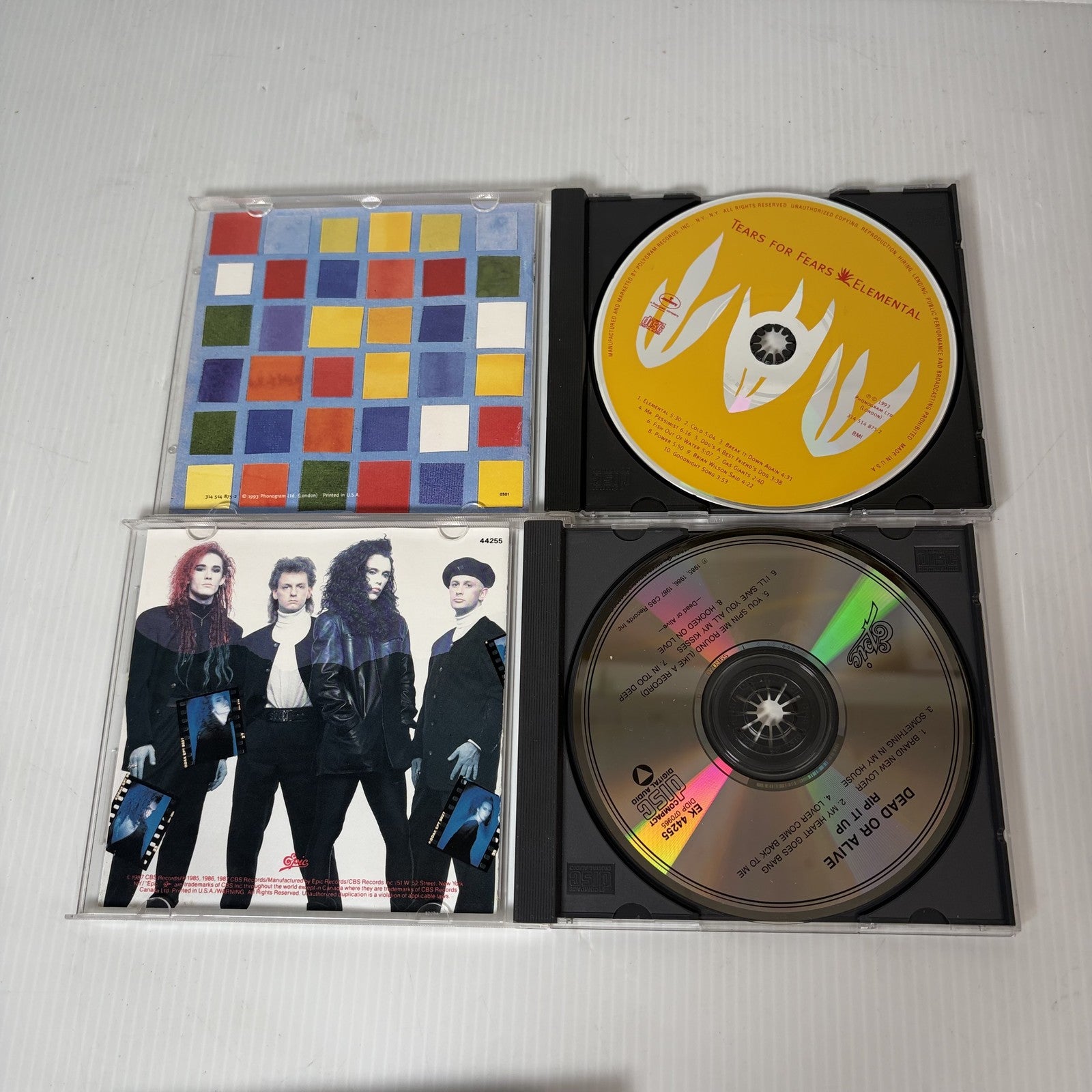 Lot of 5 CDs Tears for Fears Dead or Alive Fine Young Cannibals New Wave 80s