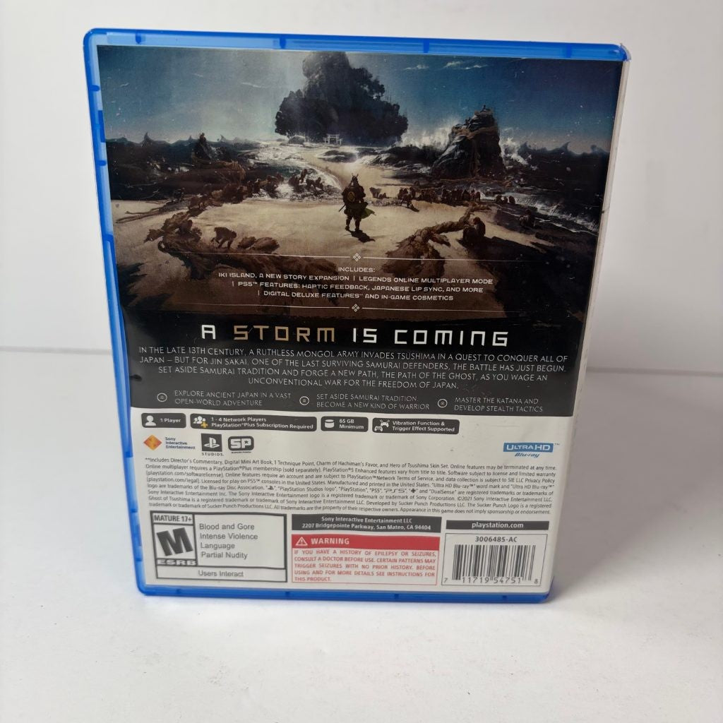 Ghost of Tsushima Director's Cut PS5 PlayStation 5 Sucker Punch Open World