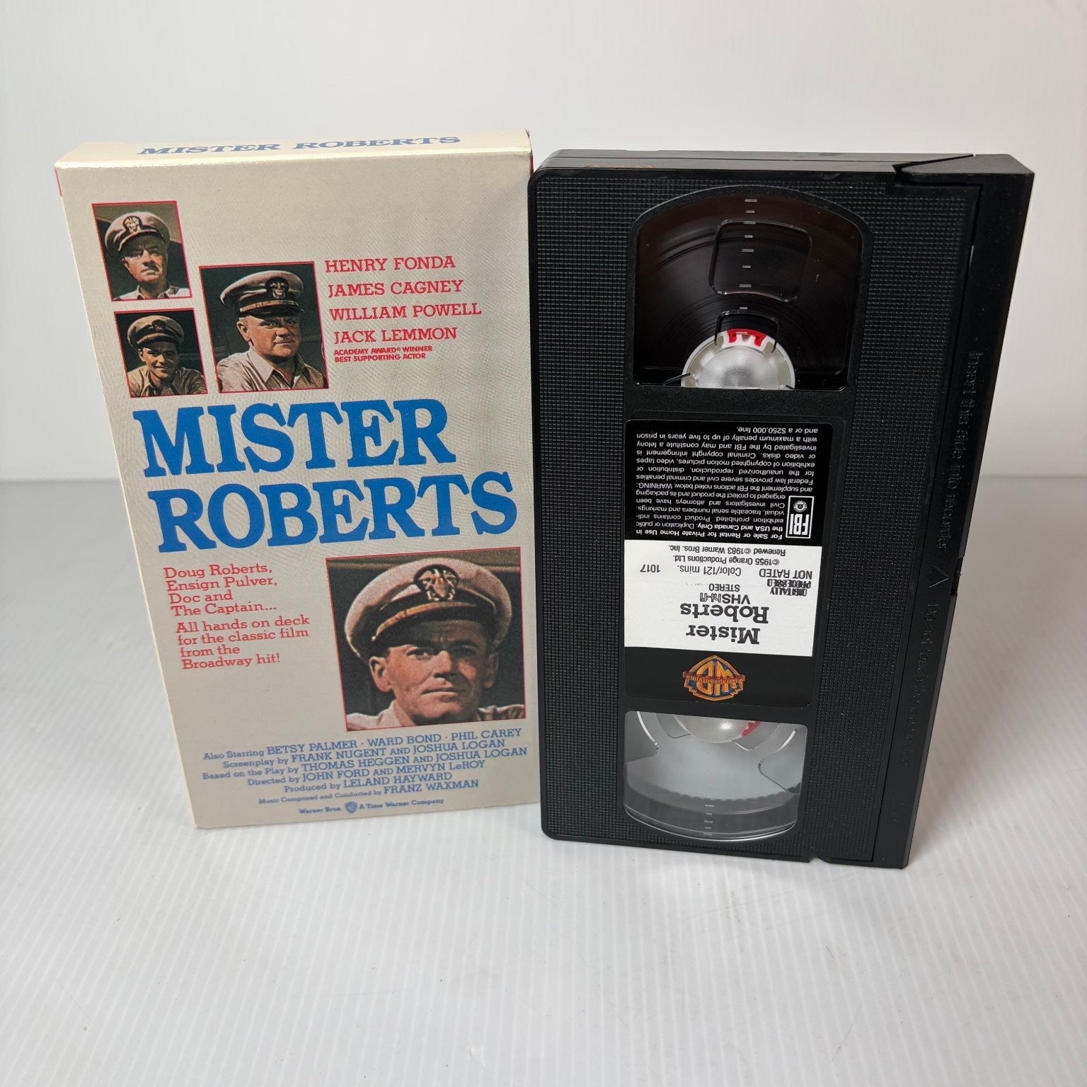 Mister Roberts VHS 1989 Comedy War Henry Fonda Jack Lemmon Warner Bros.