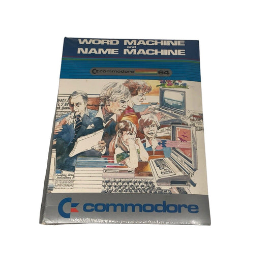 Word Machine and Name Machine for Commodore 64 Sealed New Old Stock