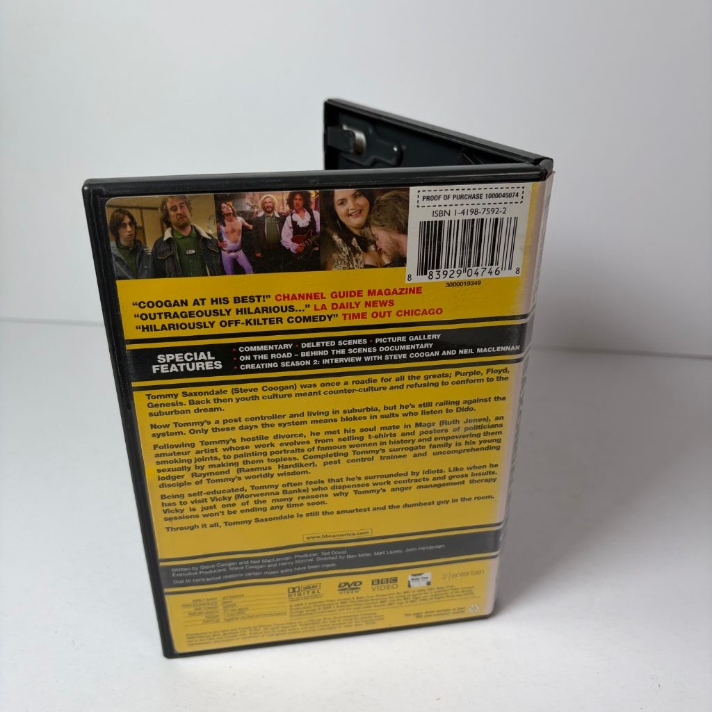 Saxondale Complete Seasons 1 & 2 DVD Steve Coogan BBC Video 3 Disc Set