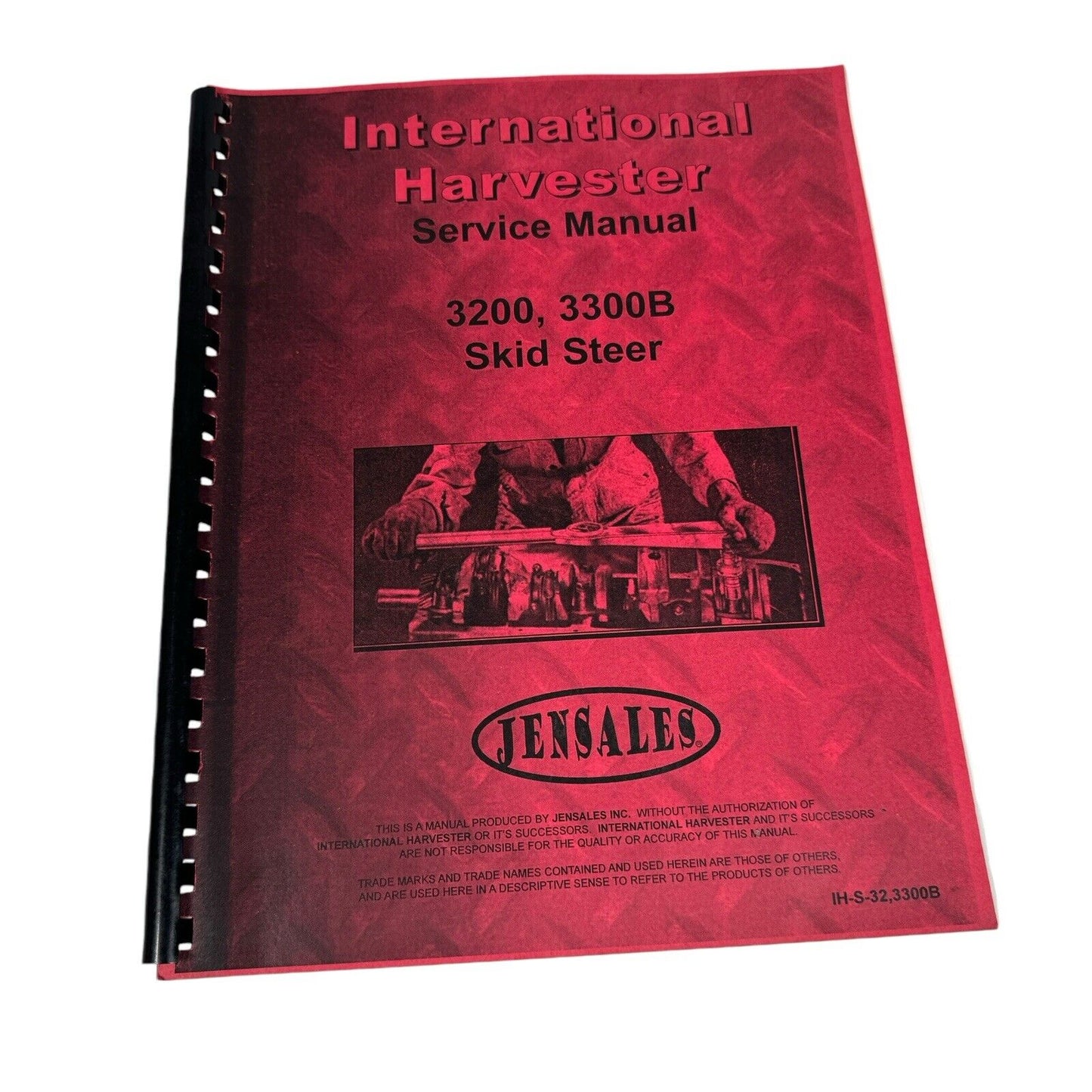 International Harvester Skid Steer Chassis 3200 Service Manual IH-S-32, 3300B