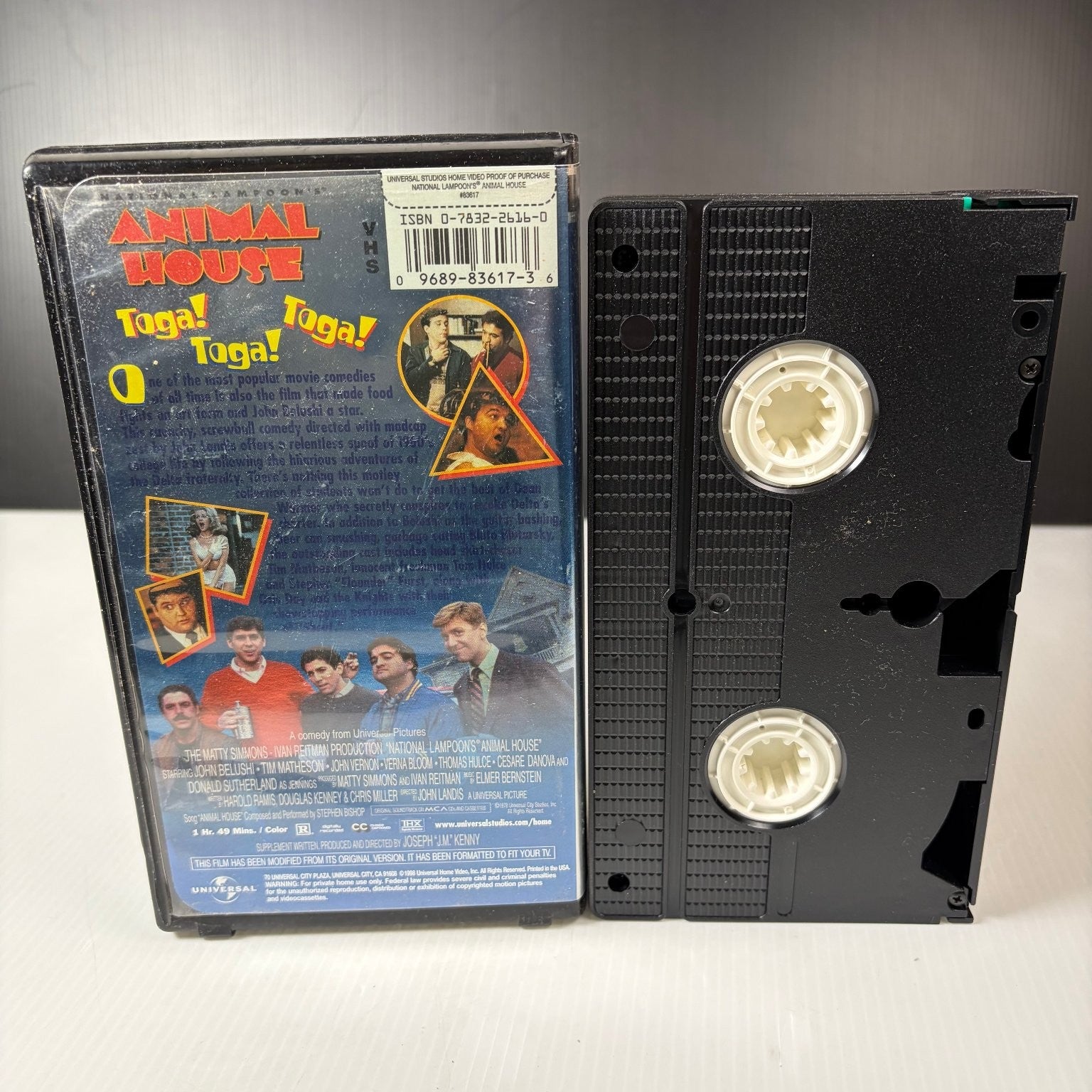 National Lampoon's Animal House VHS 1998 Comedy THX Mastered Universal Clamshell
