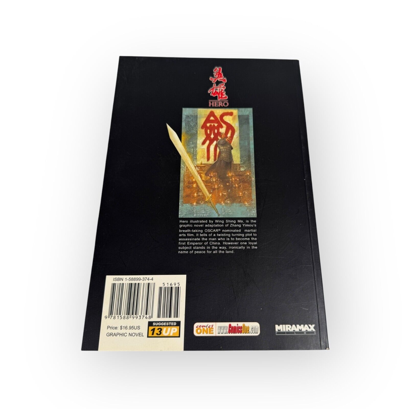 Hero Graphic Novel Samurai by Wing Shing Ma by Comics One & Miramax