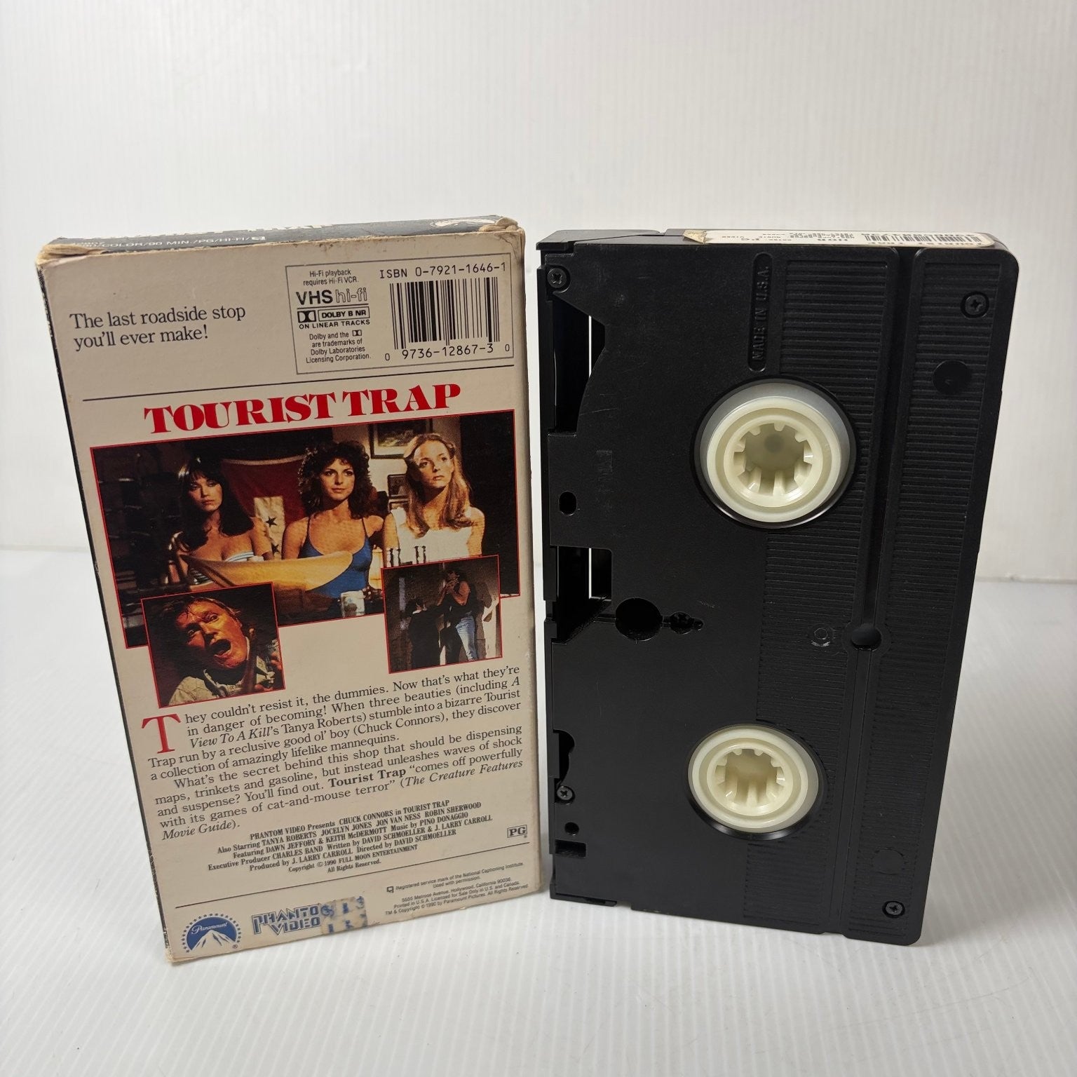 Tourist Trap VHS 1980 Horror Slasher Classic Paramount Video Hi-Fi