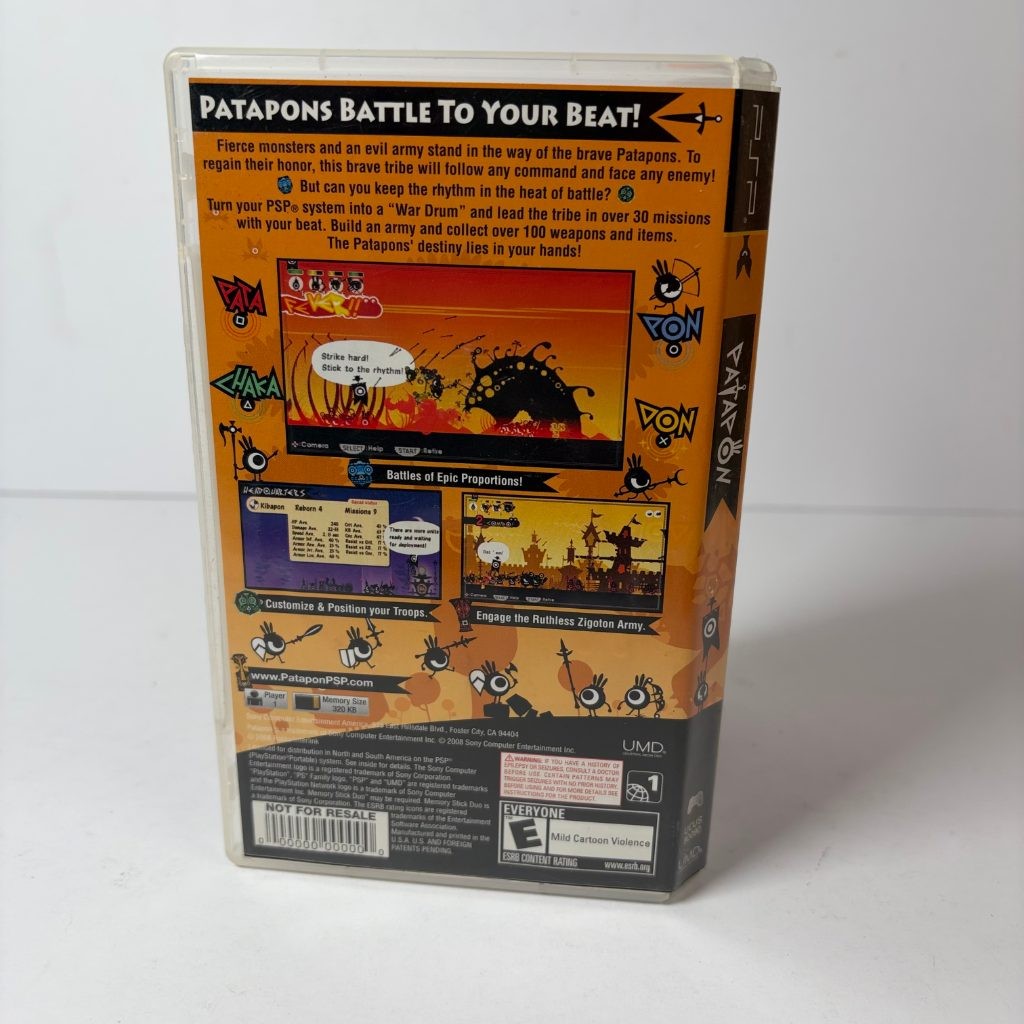 Patapon PSP Sony PlayStation Portable Favorites Edition CIB Complete