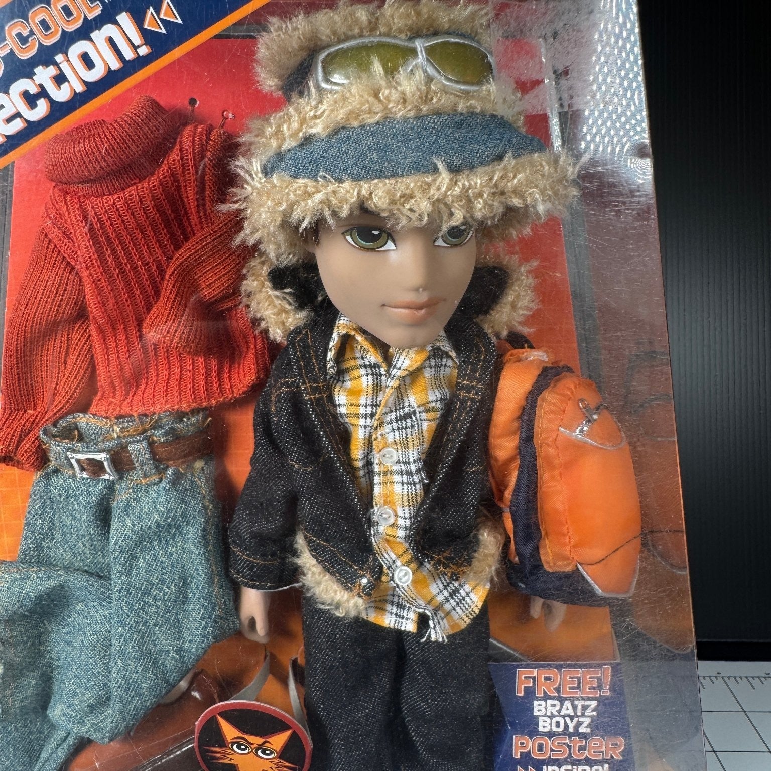 MGA Bratz Boyz Dylan Action Figure Nu-Cool Collection 8 Inch Sealed 2003 TOTY