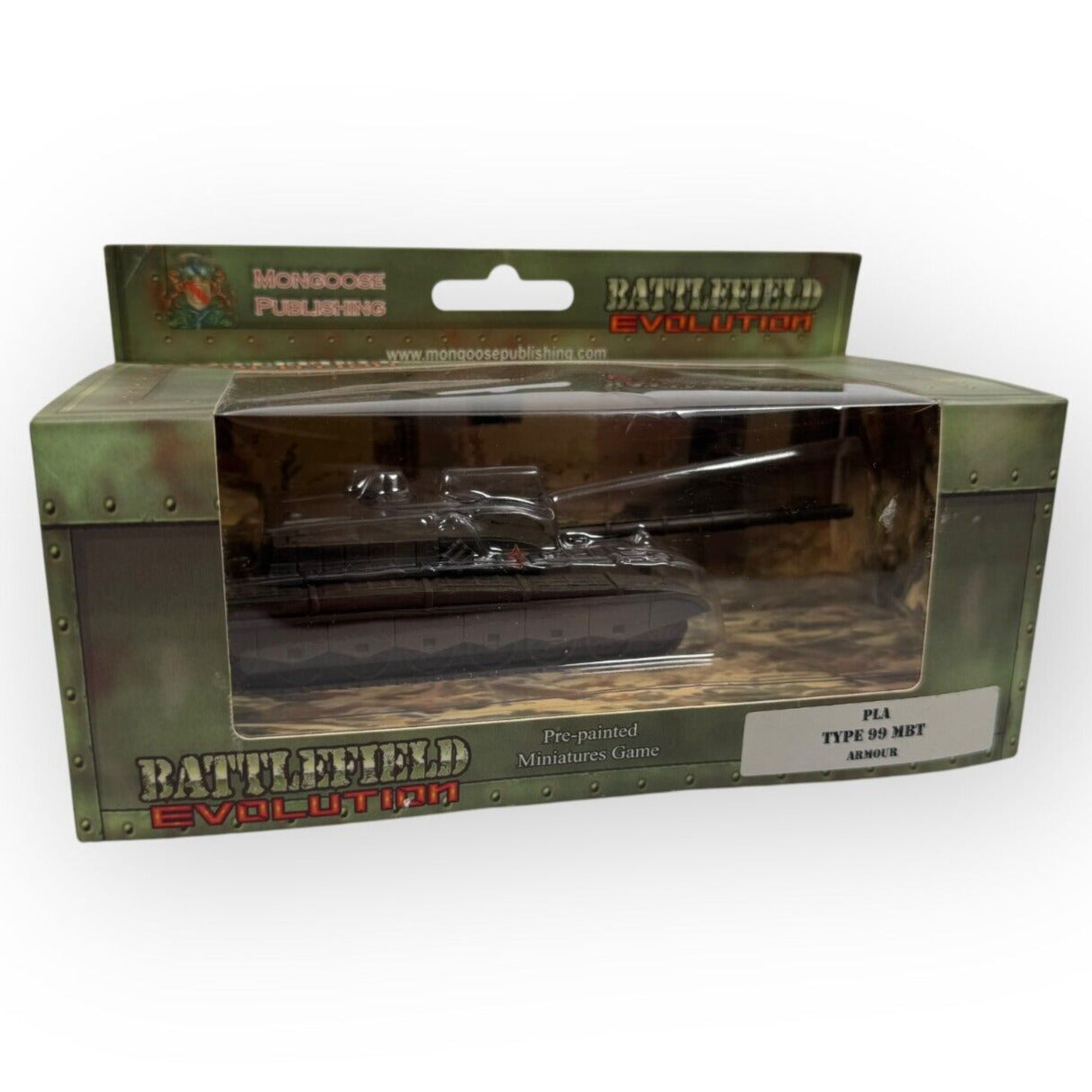 Battlefield Evolution PLA Type 99 MBT Tank Mongoose Publishing New in Box OOP