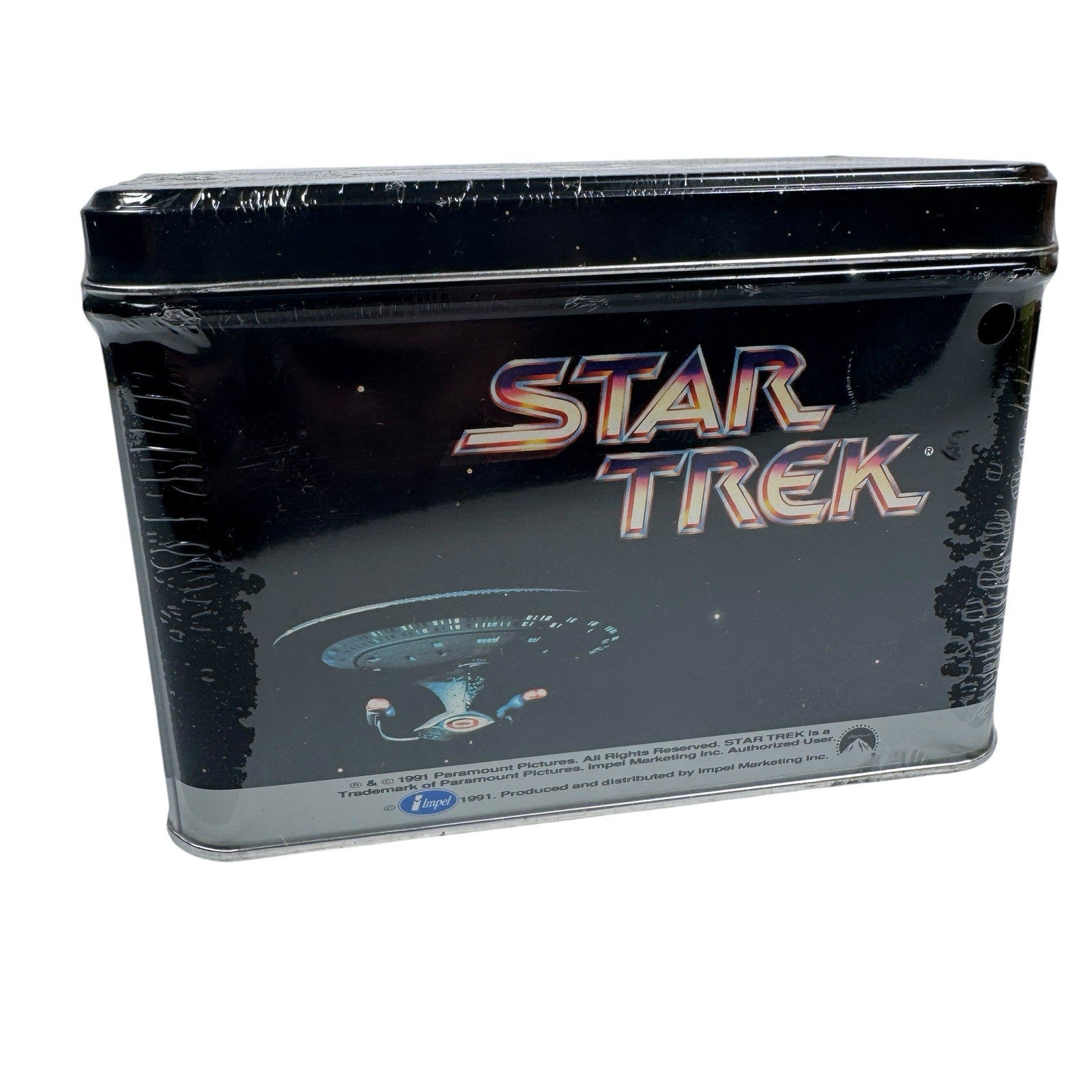 Vintage Star Trek 1991 25th Anniversary Cards Collectors Tin Sealed 1991 Impel