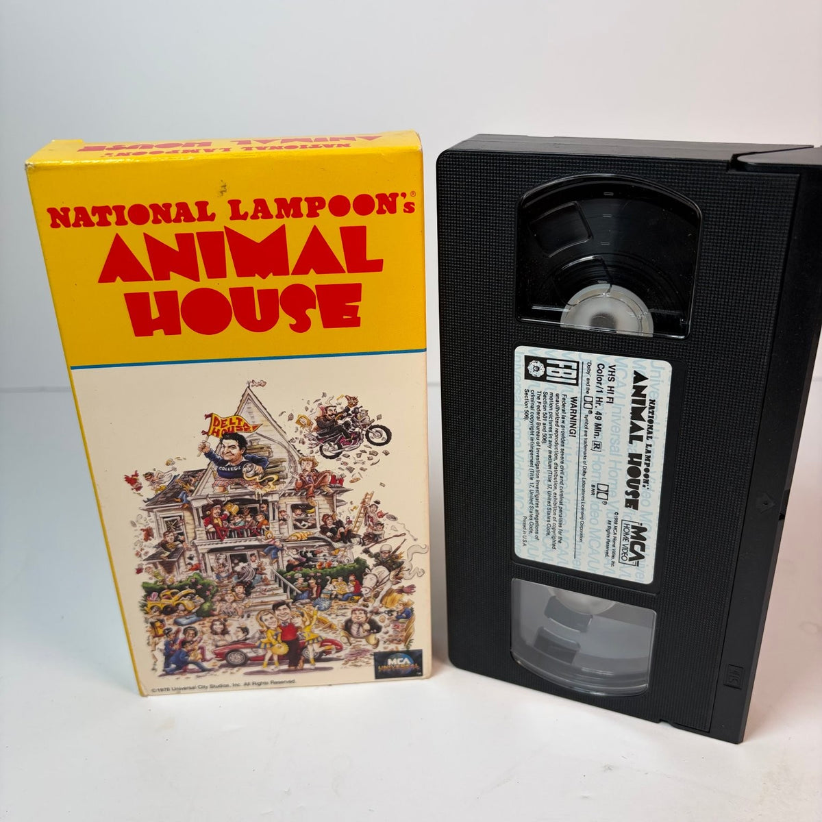 National Lampoon's Animal House VHS 1978 Comedy MCA Home Video