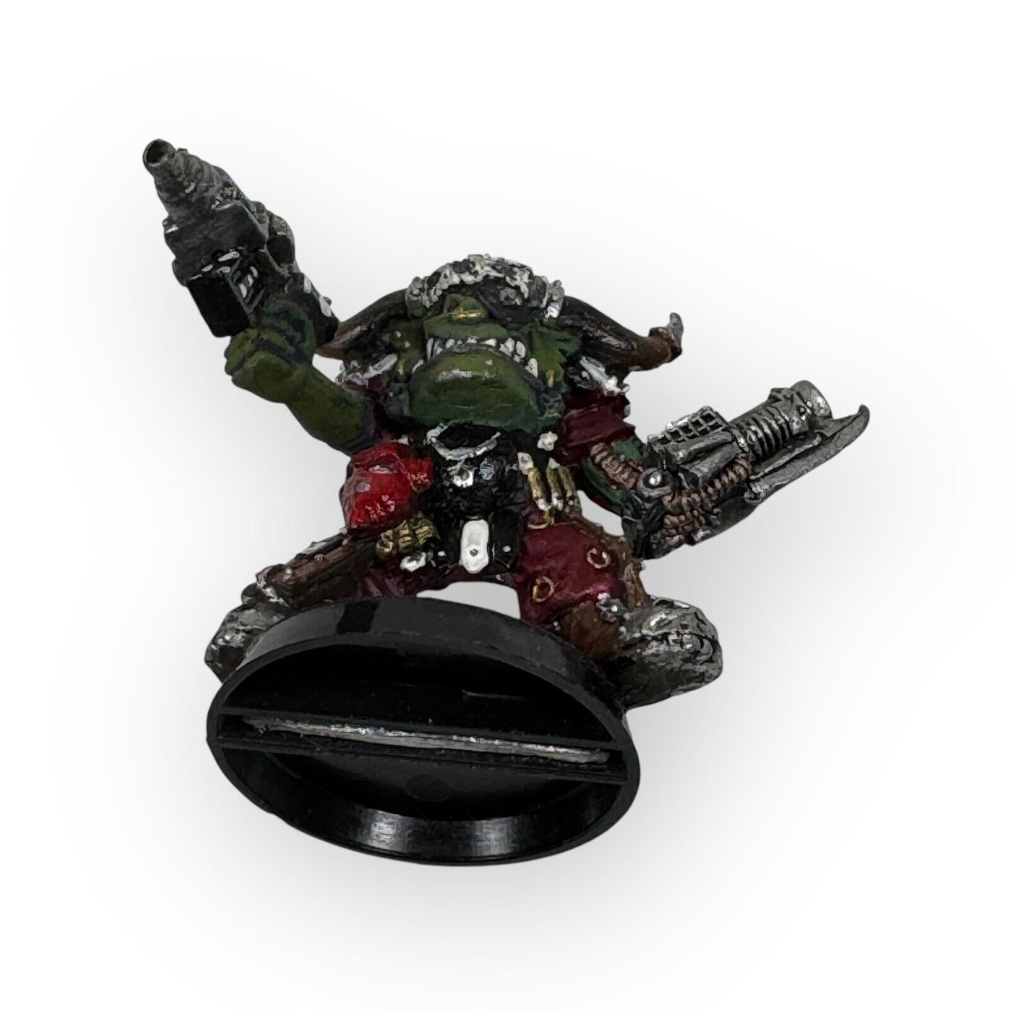 Warhammer 40K Rogue Trader Ork Goff Warboss OOP Miniature Assembled & Painted