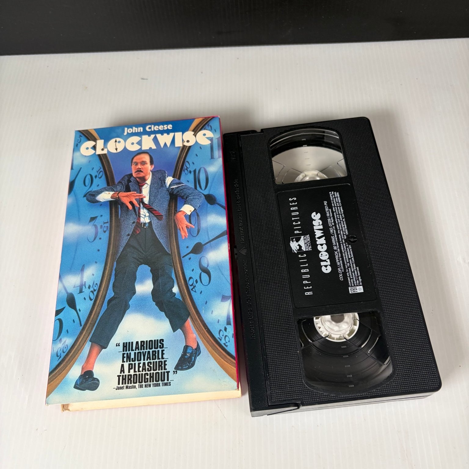Clockwise VHS 1986 Comedy Original Release Republic Pictures Lumiere