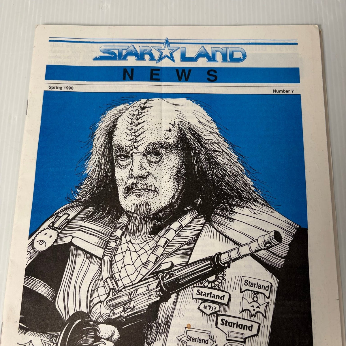 Starland News Spring 1990 Klingon Star Trek Sci-Fi Magazine Collectibles