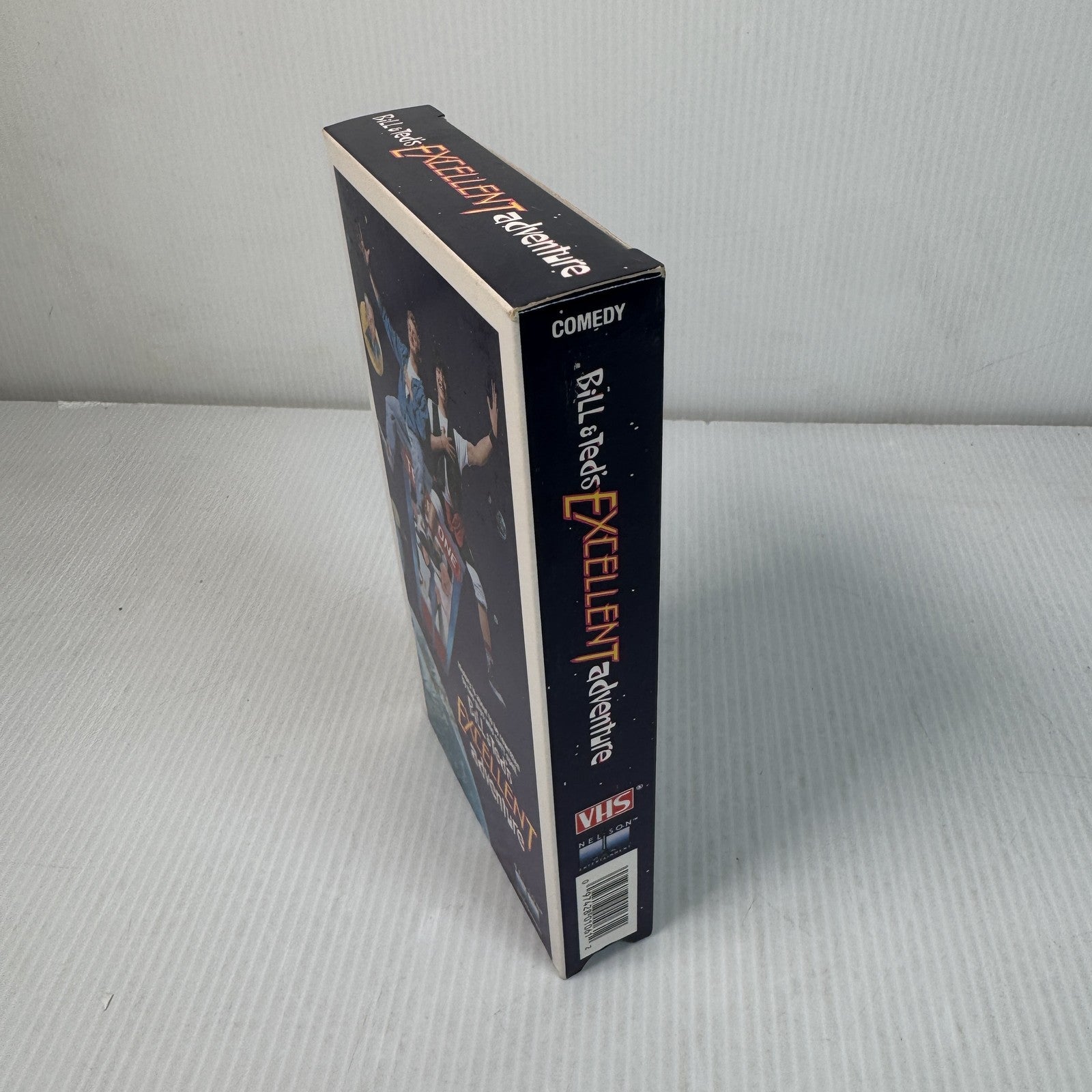 Vintage Bill & Ted's Excellent Adventure VHS 1989 Keanu Reeves Comedy Sci-Fi Mov