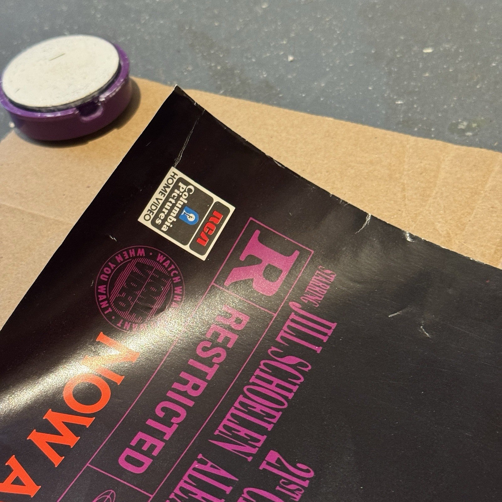 Vintage Robert Englund In Phantom Of The Opera Original Poster VHS Promo 40”x27”