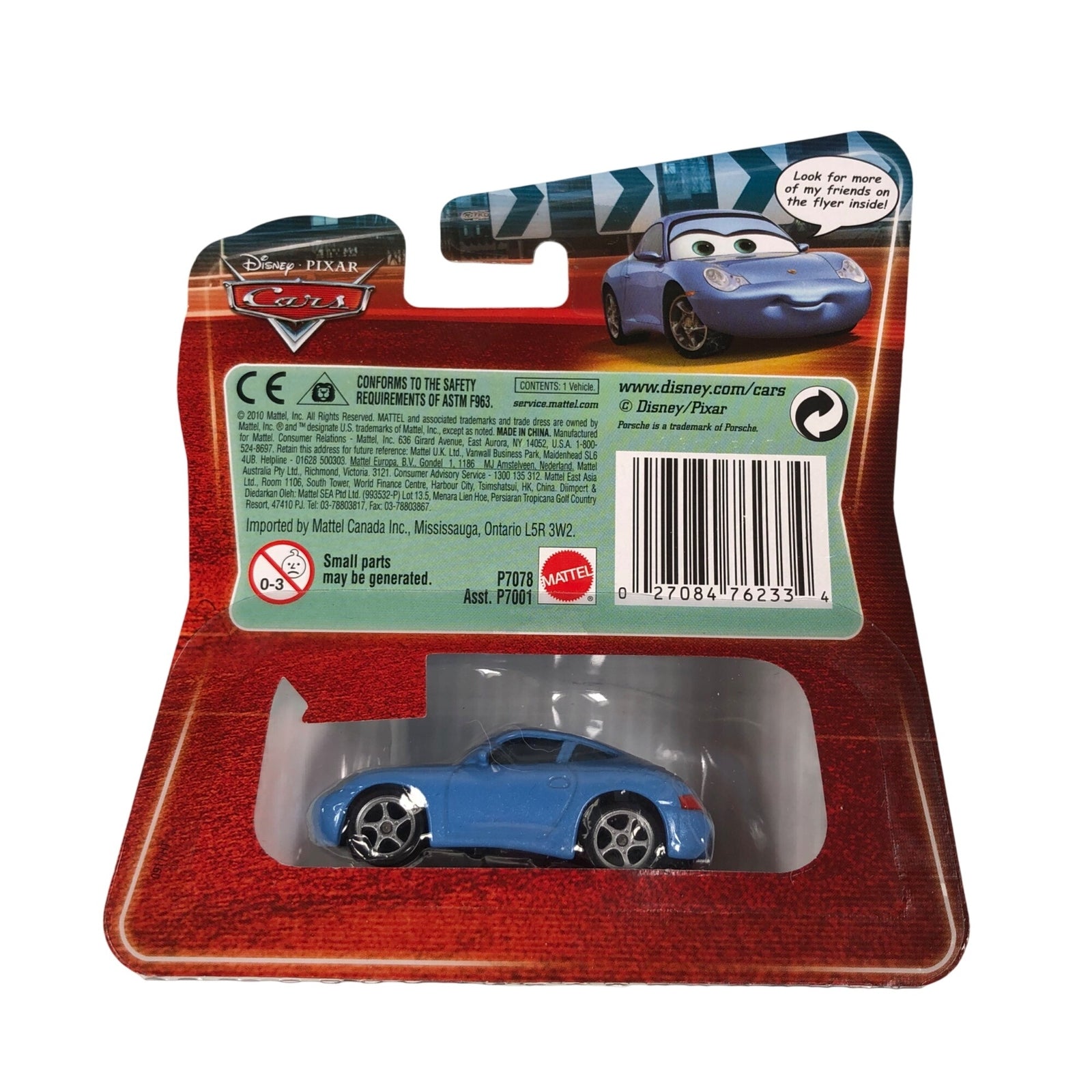 Disney Pixar Cars Sally Die-Cast Toy Vehicle Look My Eyes Change