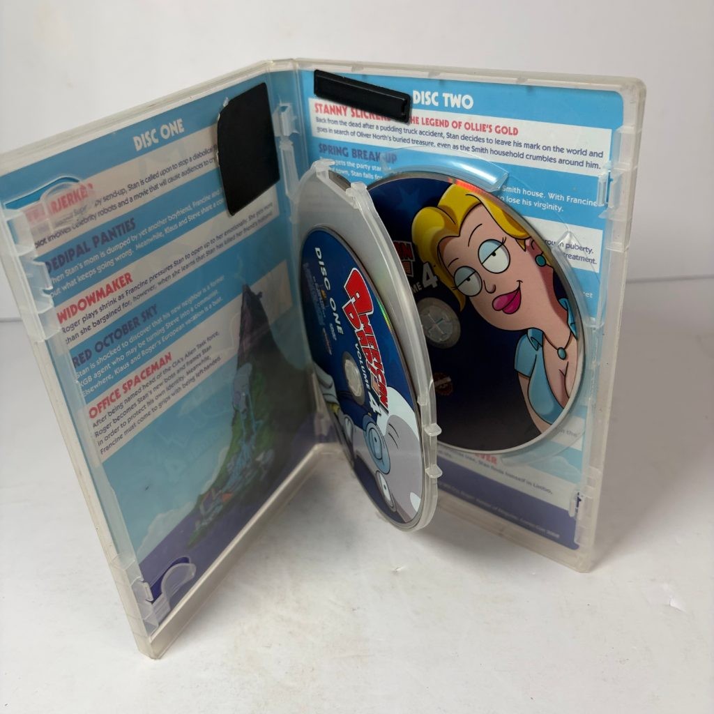 American Dad Volume 4 DVD 3-Disc Set Seth MacFarlane