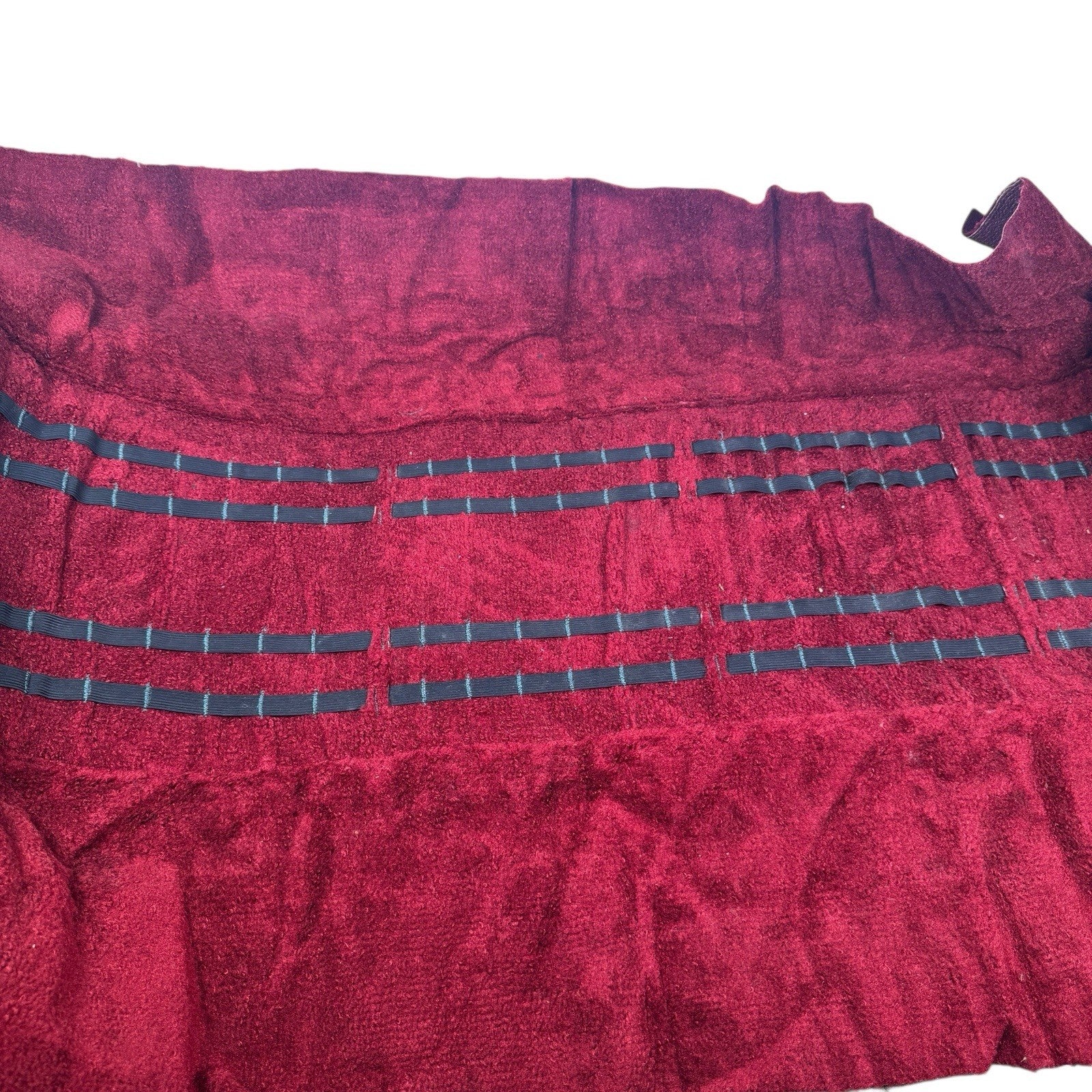 Vintage Leather Art Roll / Tool Roll With Handle