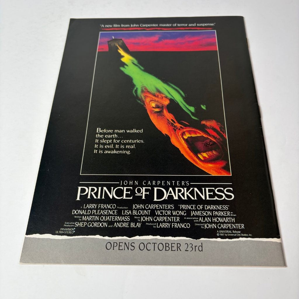 Fangoria 69 Dec 1987 Prince of Darkness John Carpenter Pumpkinhead Horror Mag