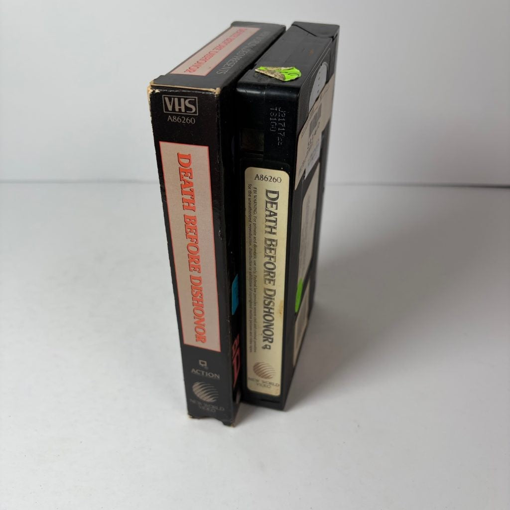 Death Before Dishonor VHS 1987 New World Video Fred Dryer Action Ex-Rental