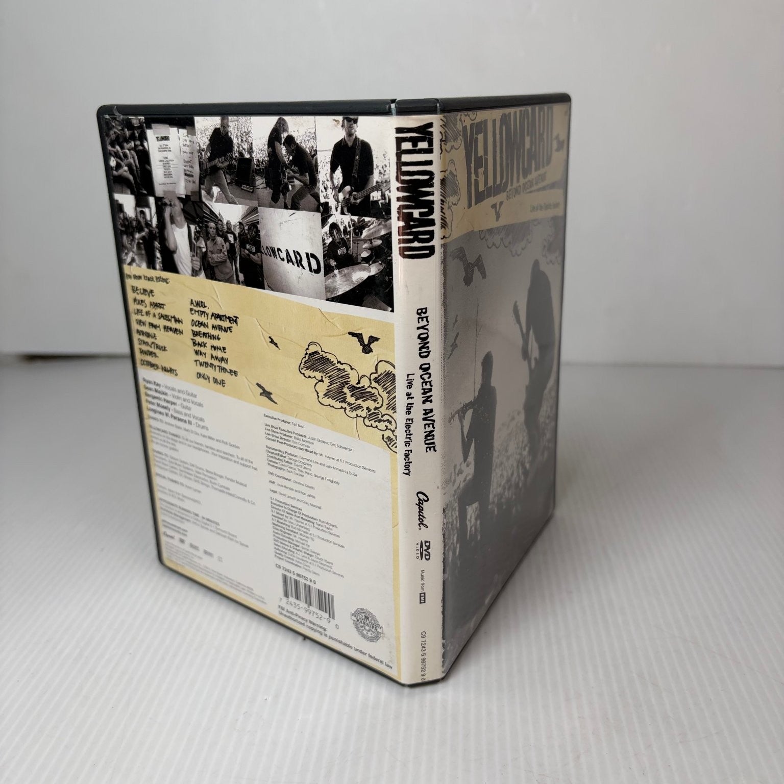 Yellowcard Beyond Ocean Avenue DVD 2004 Live Electric Factory Ryan Key Pop Punk