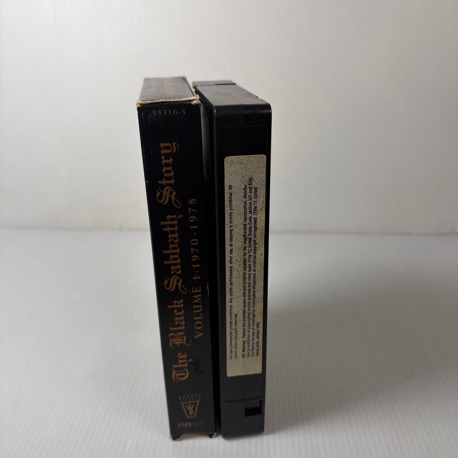 Black Sabbath Story Vol 1 VHS 1991 Documentary Concert Warner Reprise Video