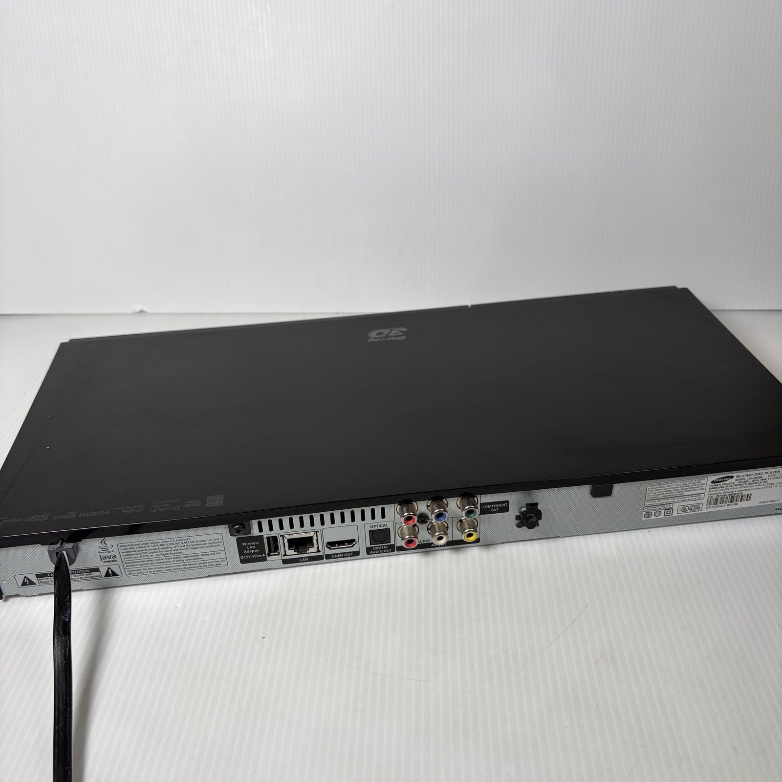 Samsung Blu-ray 3D Disc Player BD-D5500 Full HD 1080p HDMI USB LAN Black