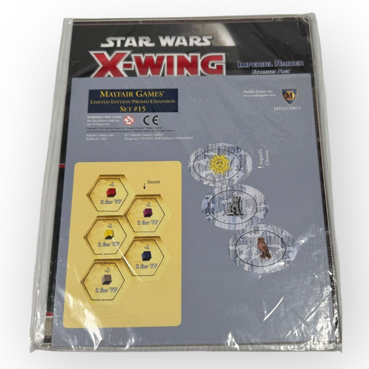 GTM Game Trade Magazine #180 Mayfair Promo Expansion #15 Asgard's Chosen / Steam