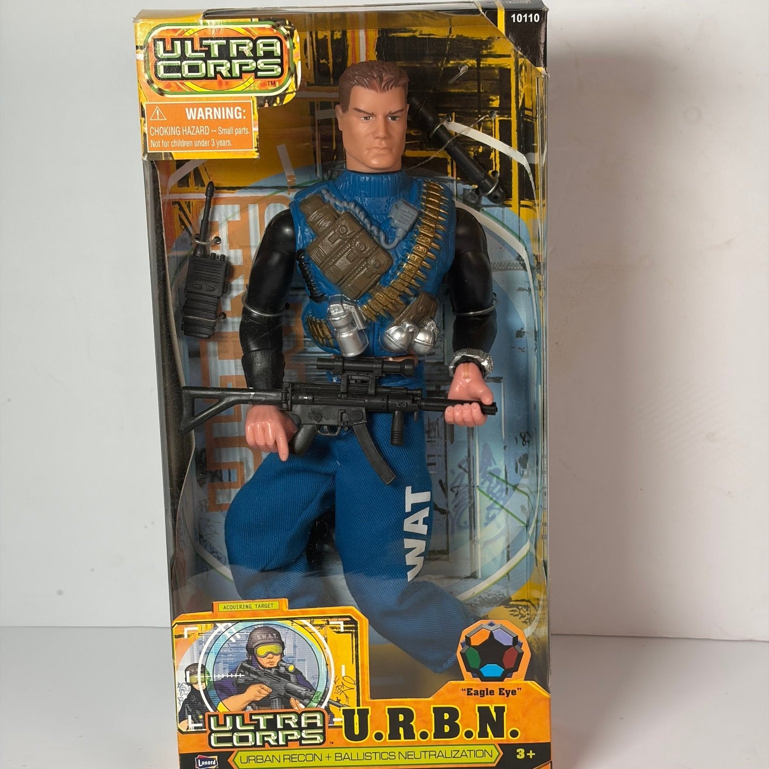 Ultra Corps U.R.B.N. "Eagle Eye" 12" Action Figure Lanard Urban Recon Ballistics